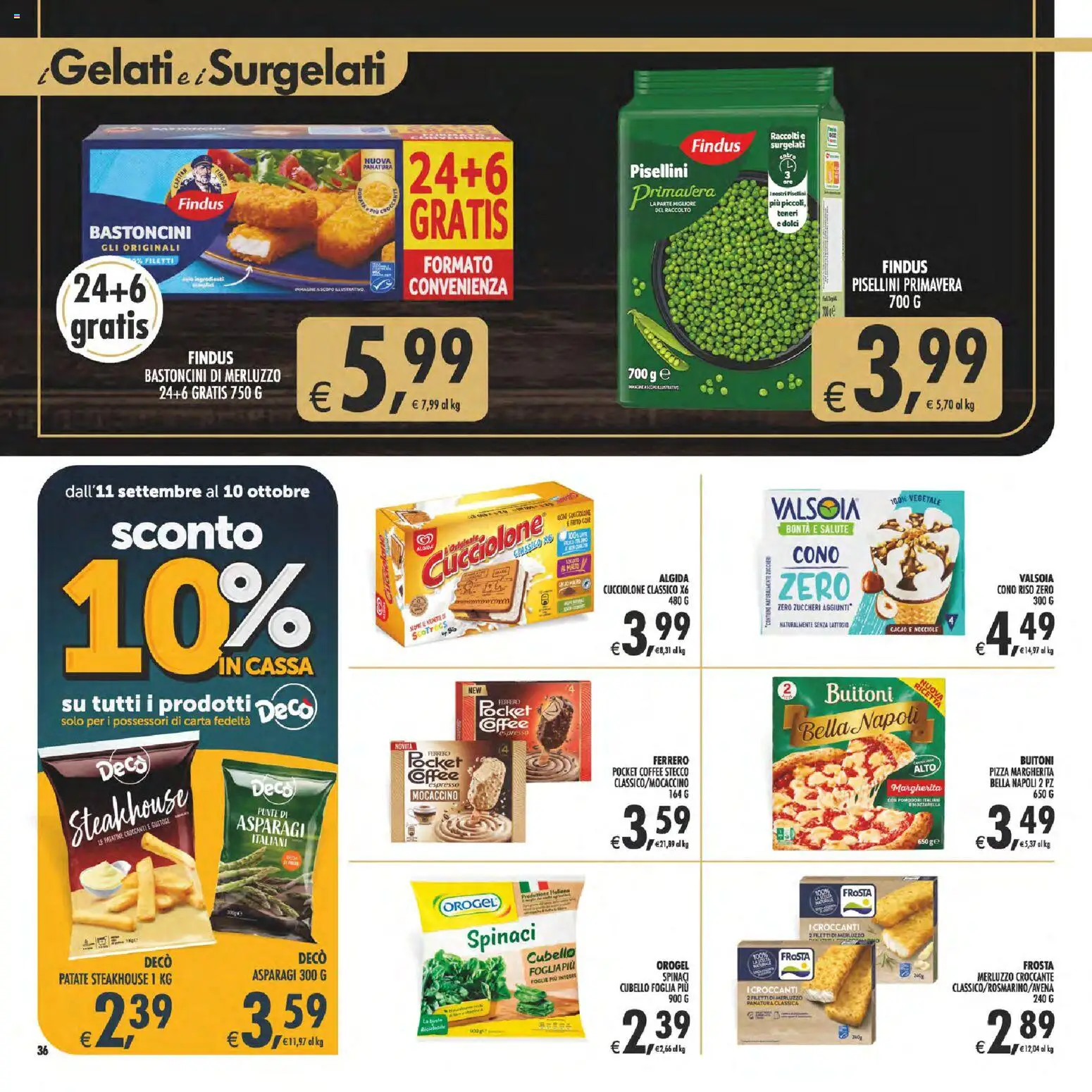 Volantino Decò del 11/09/2026 | Pagina: 36