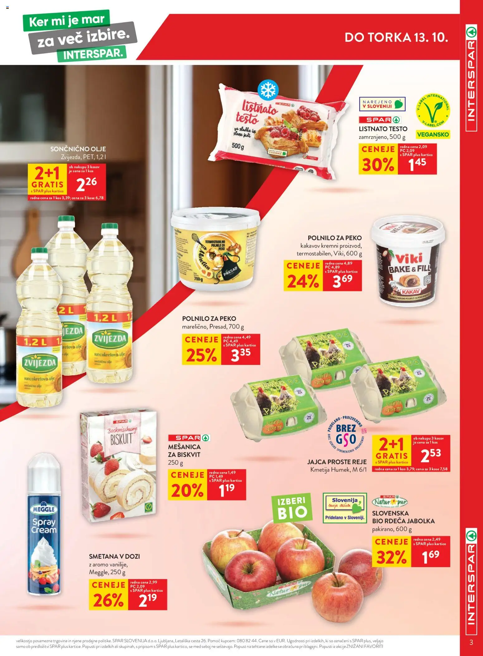 Novi Spar katalog ponudbe – veljaven od 07.10.2026 | Stran: 3