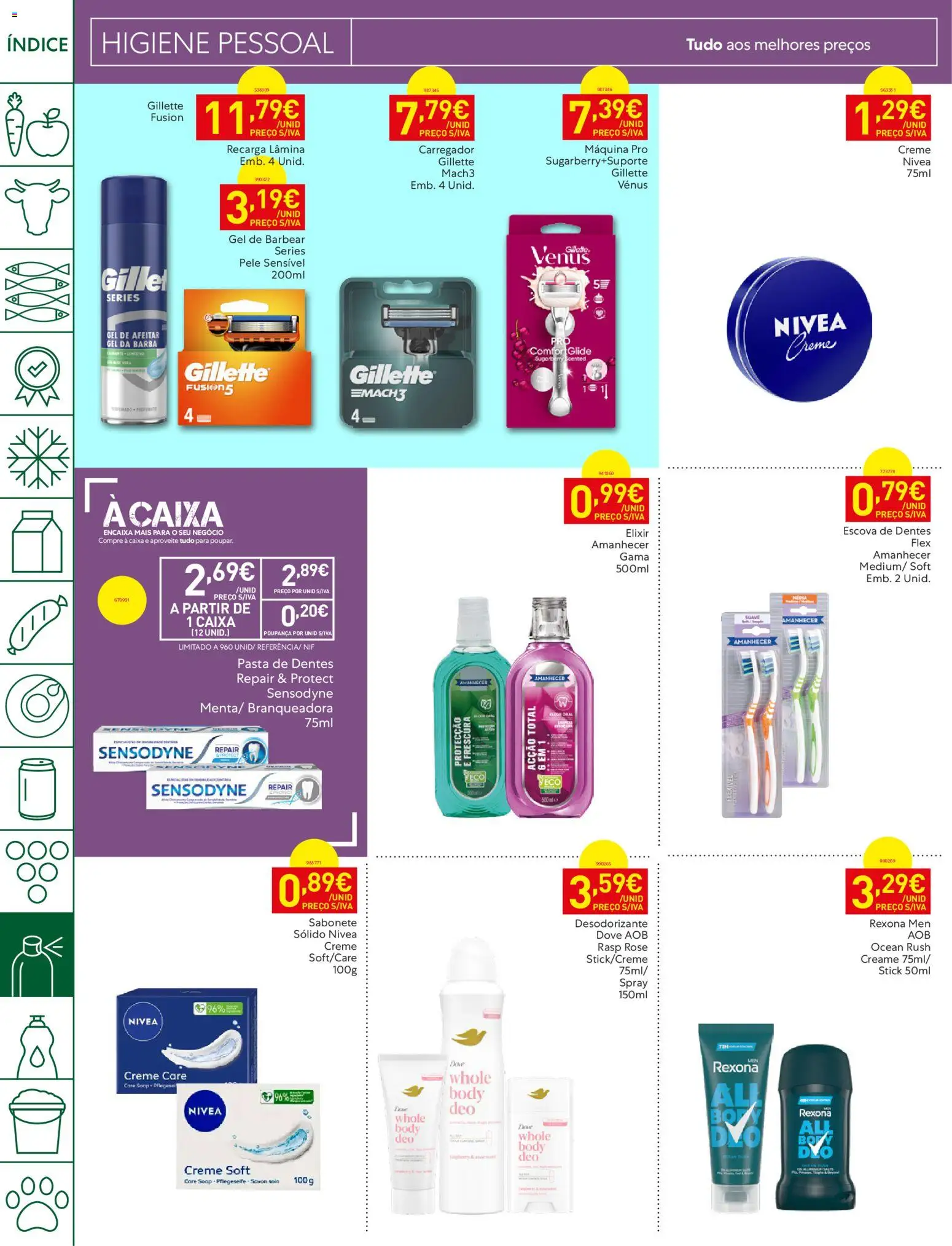 Recheio folheto Madeira │ válido de 18/08/2026 | Página: 32 | Produtos: Escova de dentes, Sabonete, Caixa, Creme