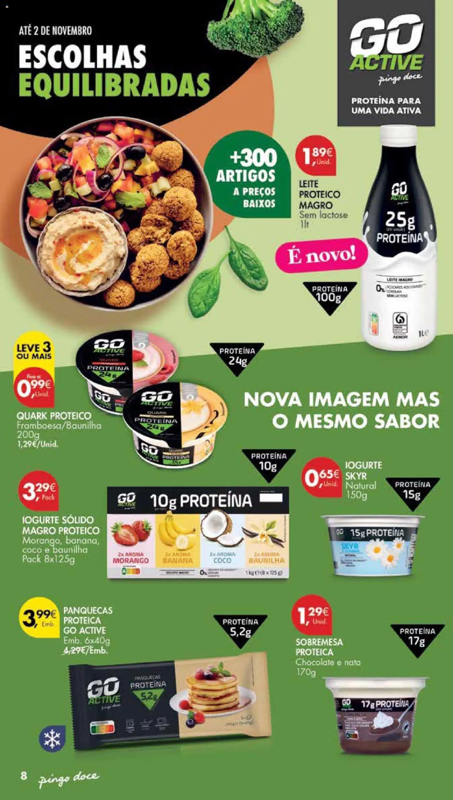 Pingo Doce folheto Poupe Esta Semana Madeira │ válido de 20/10/2026 | Página: 8 | Produtos: Baunilha, Banana, Iogurte, Nata
