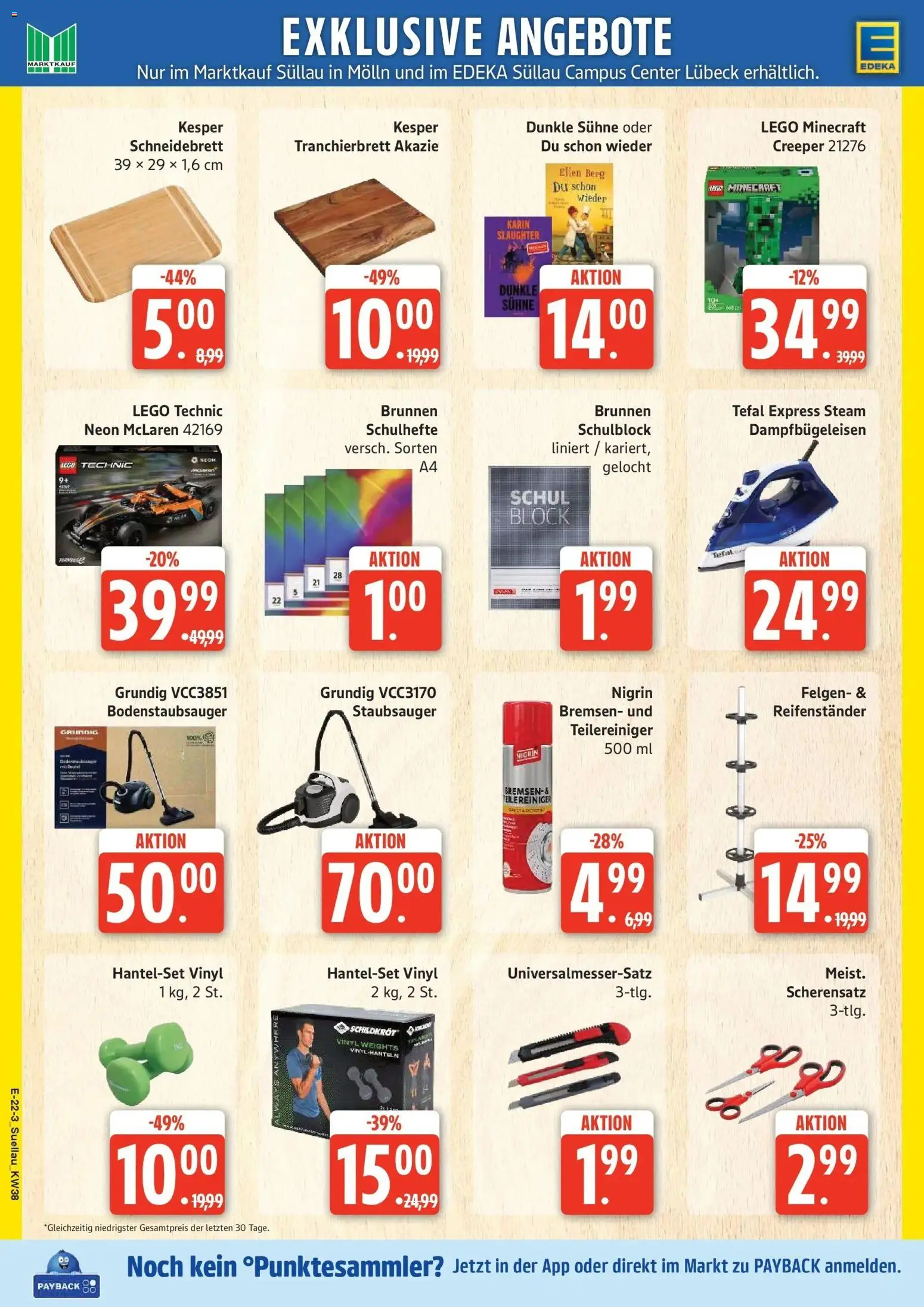 Edeka Prospekt Mölln (ab 14.09.2026) » Angebote Online | Seite: 29 | Produkte: Staubsauger