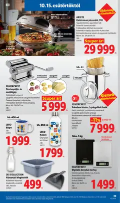 Lidl akciós újság - amely érvényes a következő dátumtól: 2026.10.15. | Oldal: 39