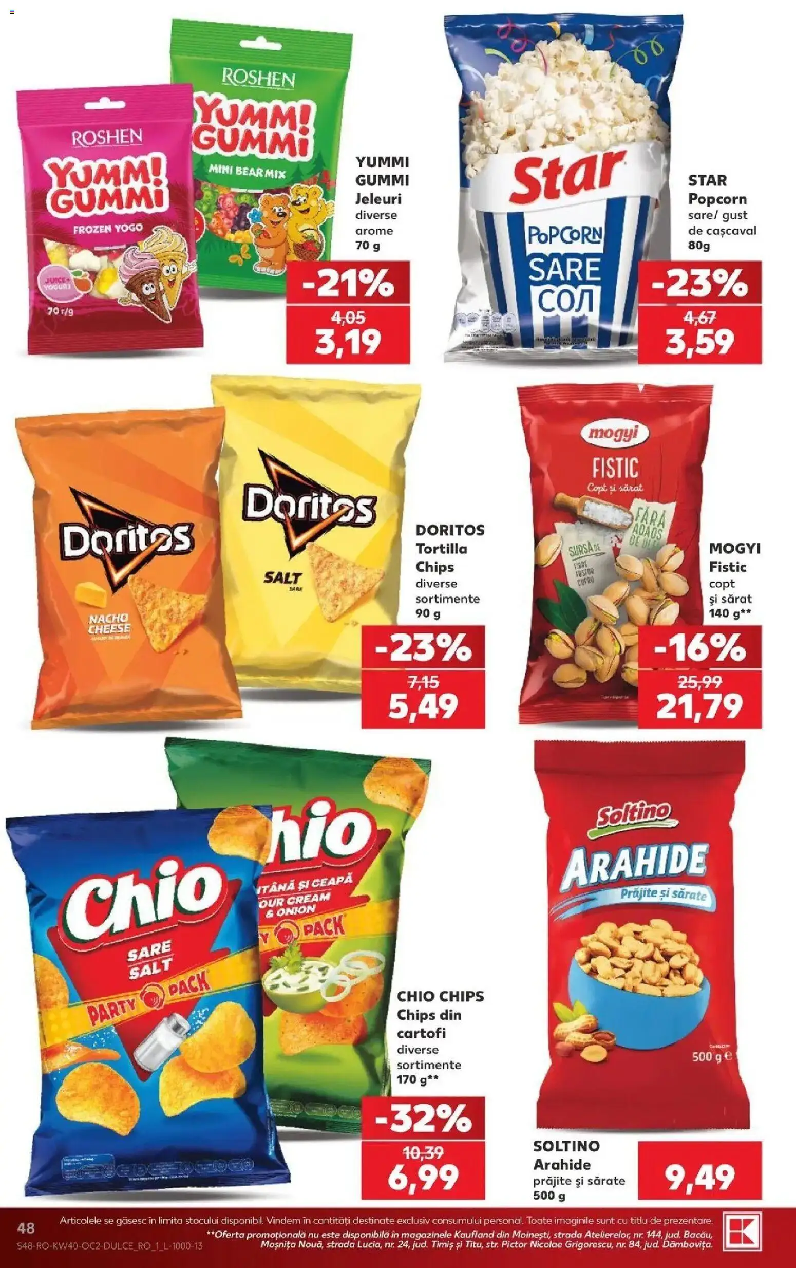Kaufland Satu Mare 30.09.2026 - Revista si Oferta | Pagină: 48 | Produse: Cașcaval, Fistic, Jeleuri, Sare