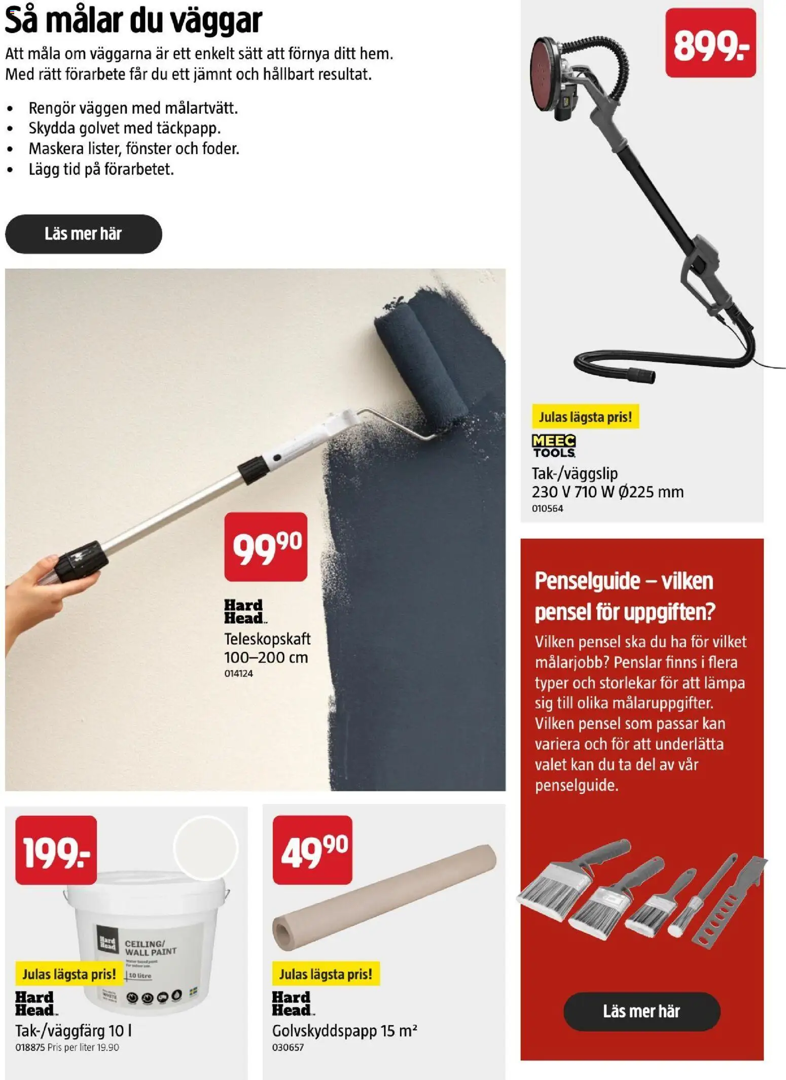 Jula reklamblad aktuell från 22/10/2026 | Sida: 61 | Produkter: Lampa, Pensel