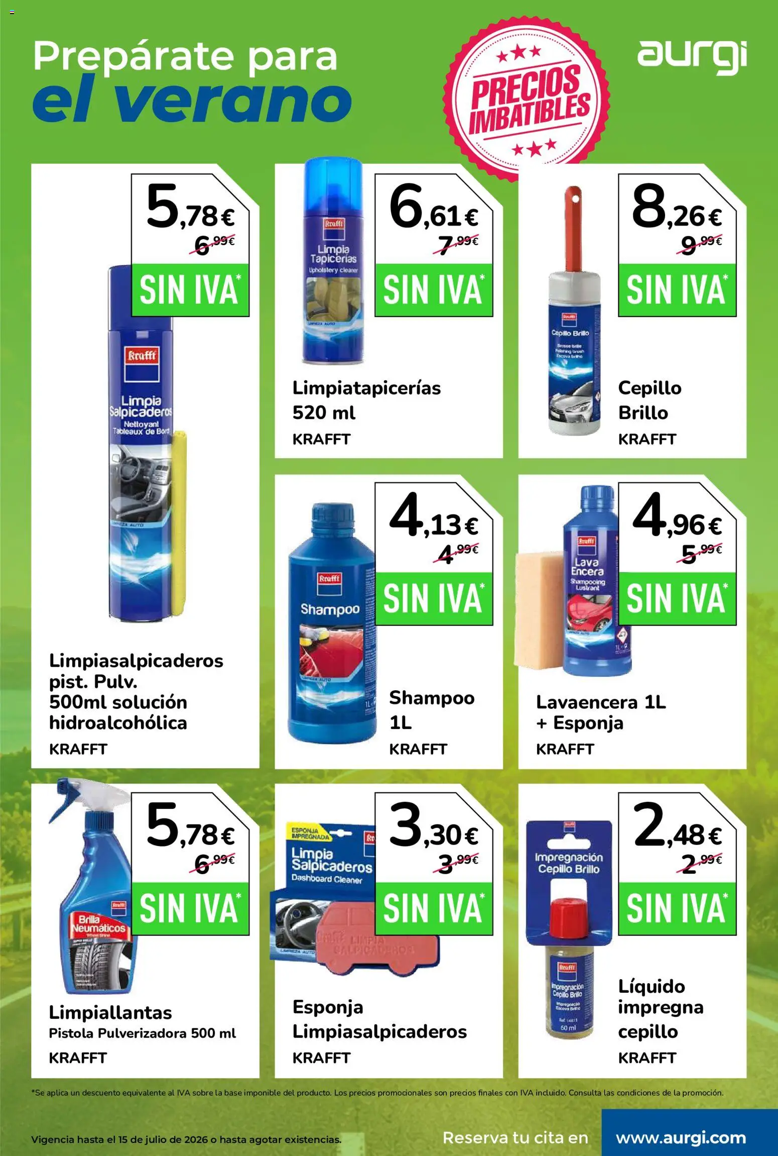 Aurgi folleto │ válido desde el 01/07/2026 | Página: 7 | Productos: Esponja, Cepillo