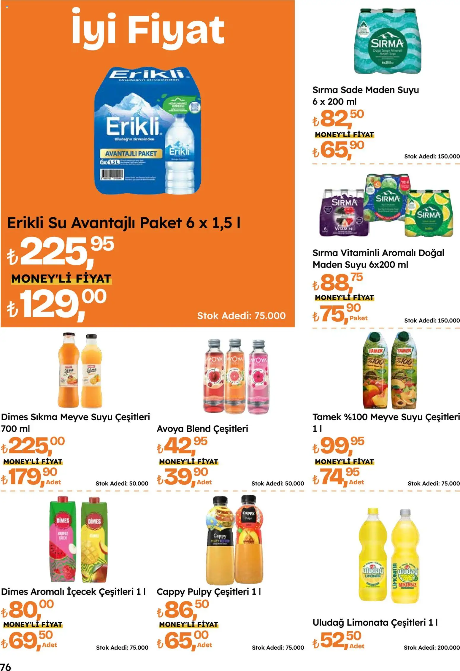 Migros Katalog - 5M Migroskop Dijital - 10 Eylül 2026 tarihinden itibaren geçerlidir | Sayfa: 76 | Ürünler: Limonata, Meyve suyu, Meyve, Maden suyu