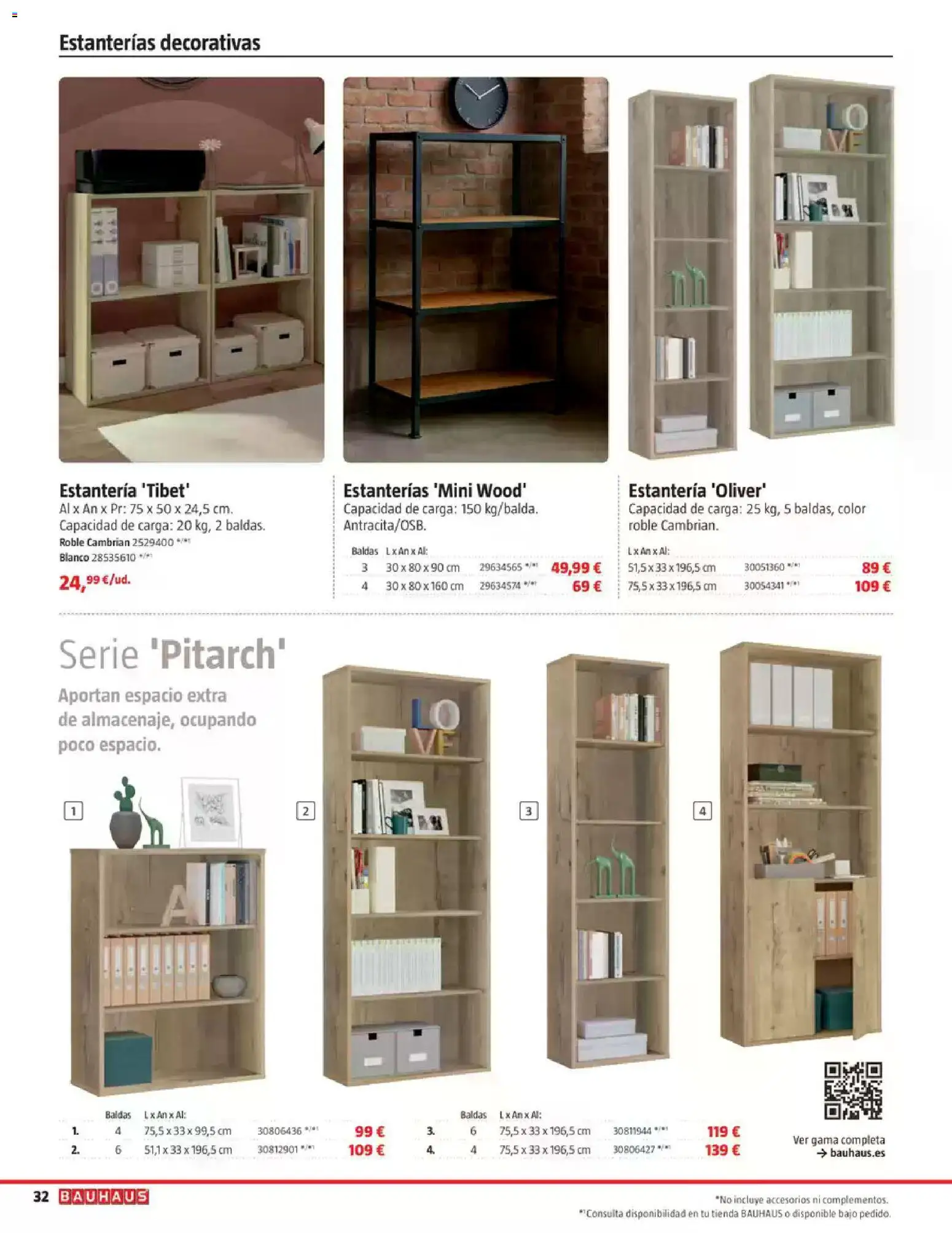Bauhaus Ordenación │ válido desde el 18/08/2026 | Página: 32 | Productos: Estantería