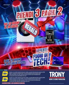 Anteprima del volantino Trony volantino Sardegna valido a partire dal 25/06/2026