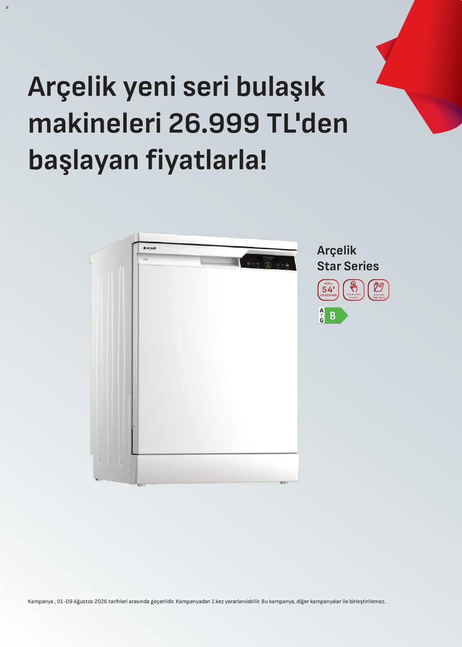 Arçelik Katalog - 01 Ağustos 2026 tarihinden itibaren geçerlidir | Sayfa: 34