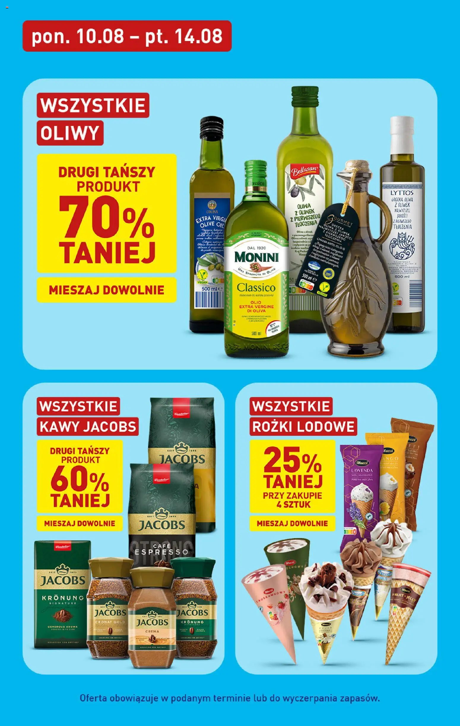 Aldi gazetka - Oferta weekendowa od 12.08.2026 | Strona: 7 | Produkty: Oliwa z oliwek, Jacobs, Jacobs cronat gold, Lawenda