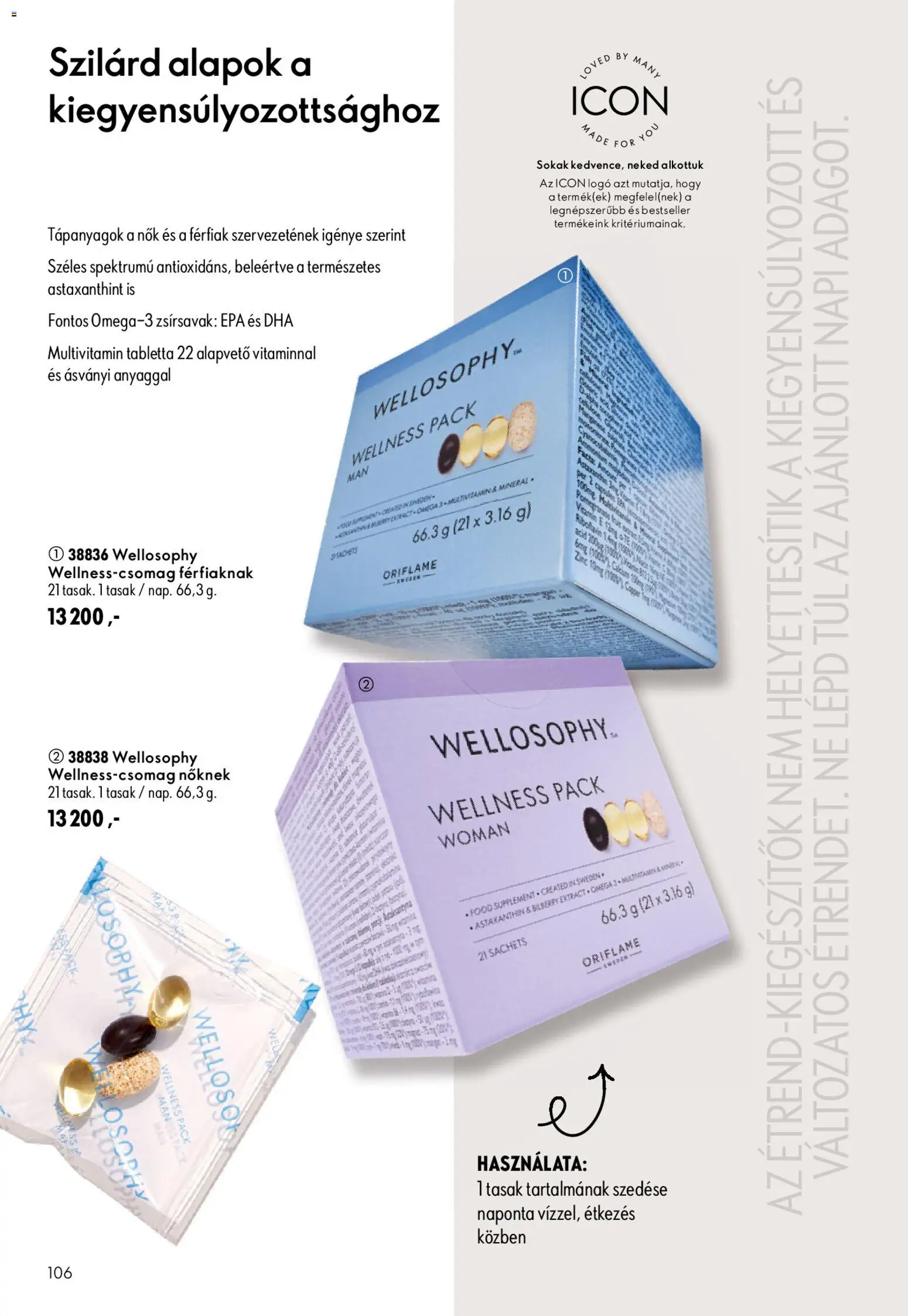 Oriflame akciós ujság - amely érvényes a következő dátumtól: 2026.07.08. | Oldal: 106 | Termékek: Multivitamin