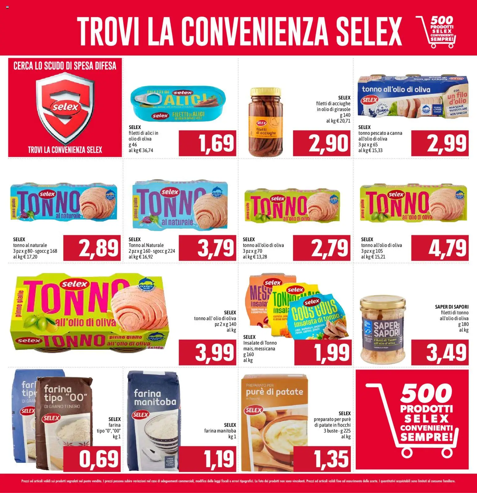 Volantino Emisfero del 01/05/2026 | Pagina: 7 | Prodotti: Patate, Farina, Pinne, Alici
