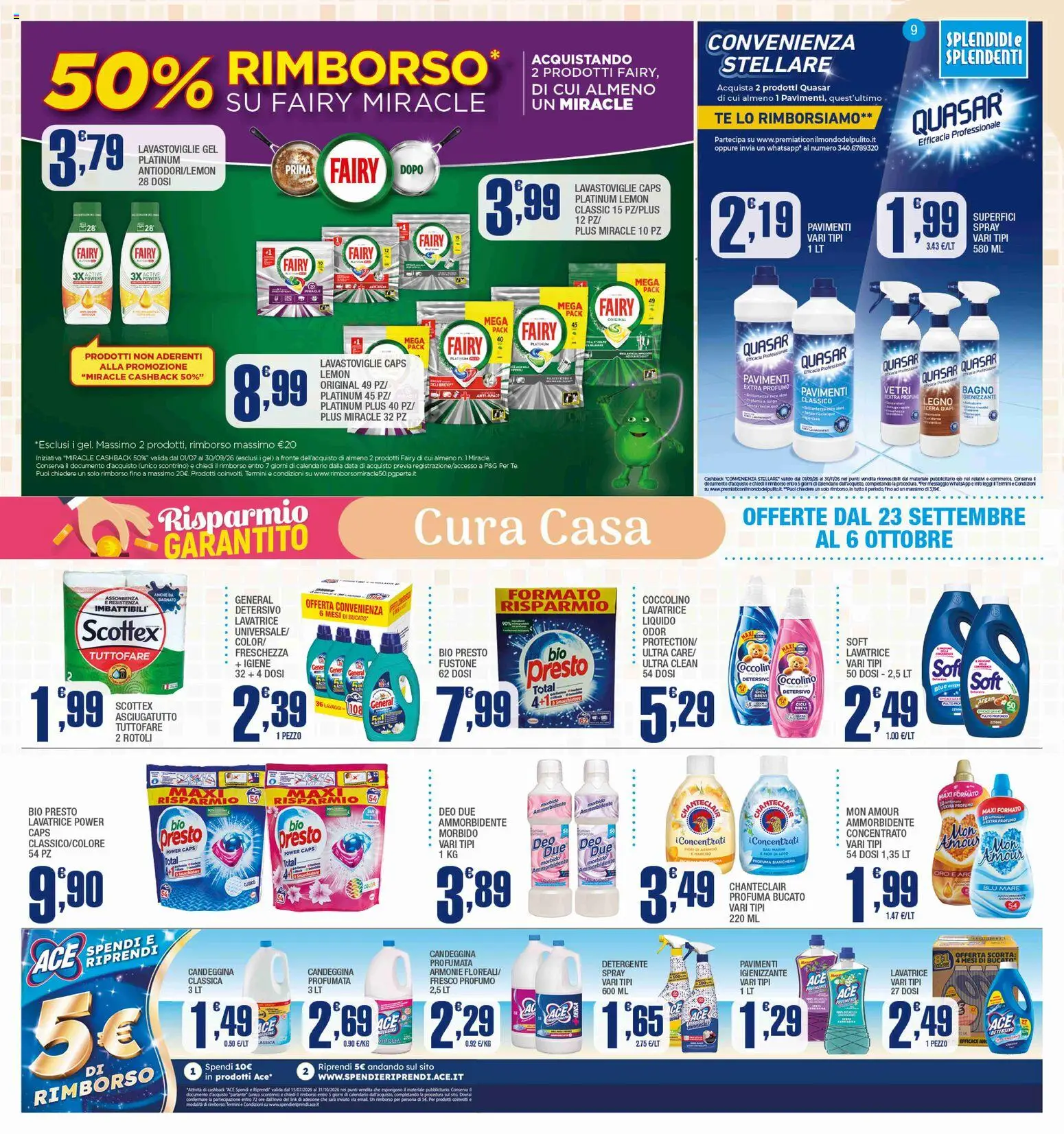 Volantino Splendidi e Splendenti del 23/09/2026 | Pagina: 9