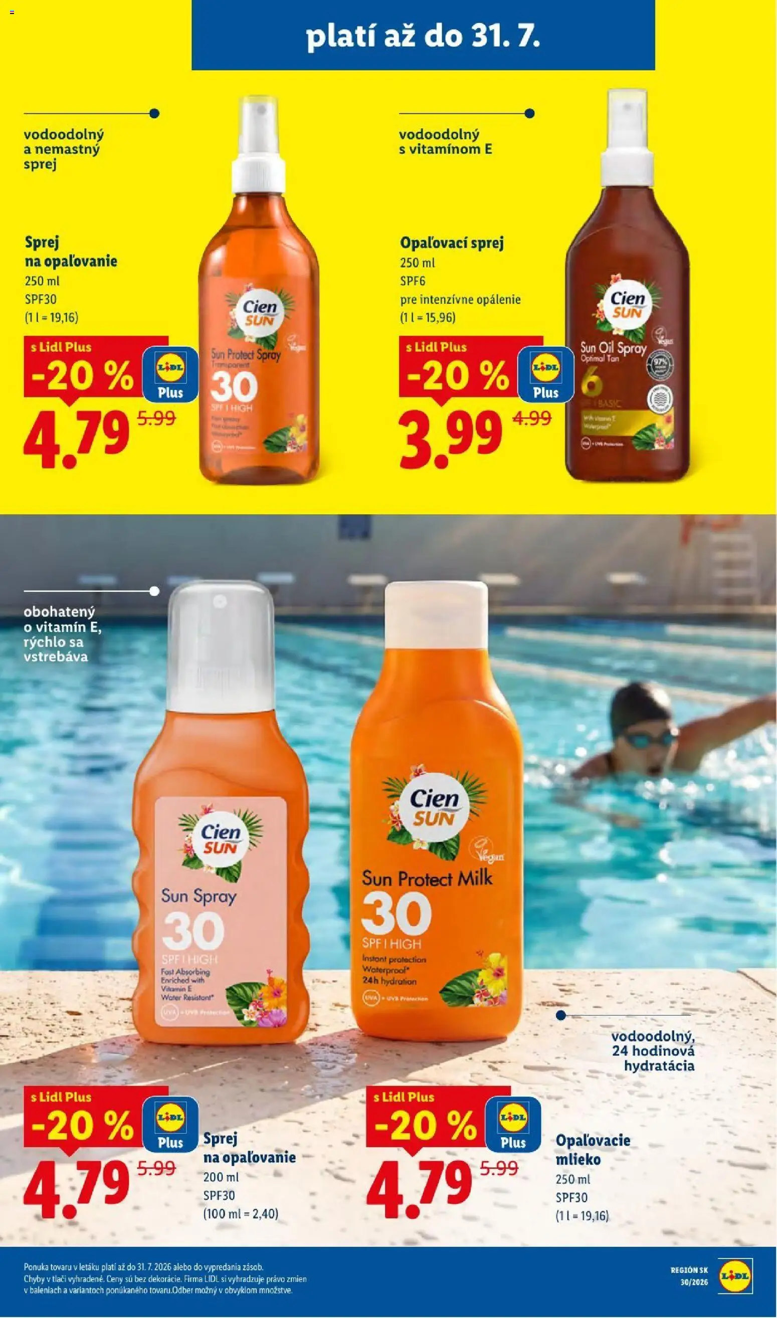 Nové Lidl akcie – leták je platný od 20.07.2026 | Strana: 89 | Produkty: Mlieko