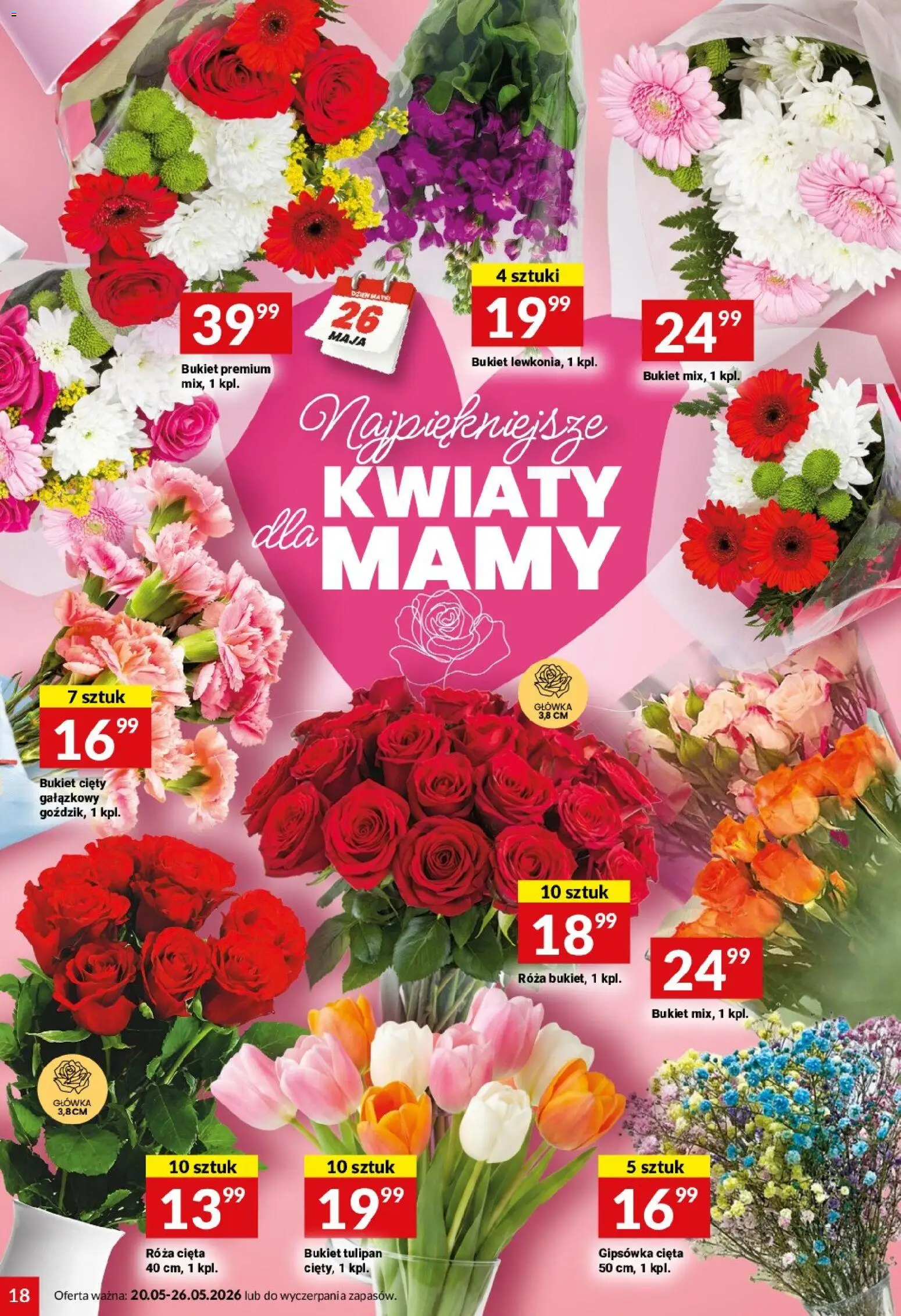 Twój Market gazetka od 20.05.2026 | Strona: 18 | Produkty: Kwiaty