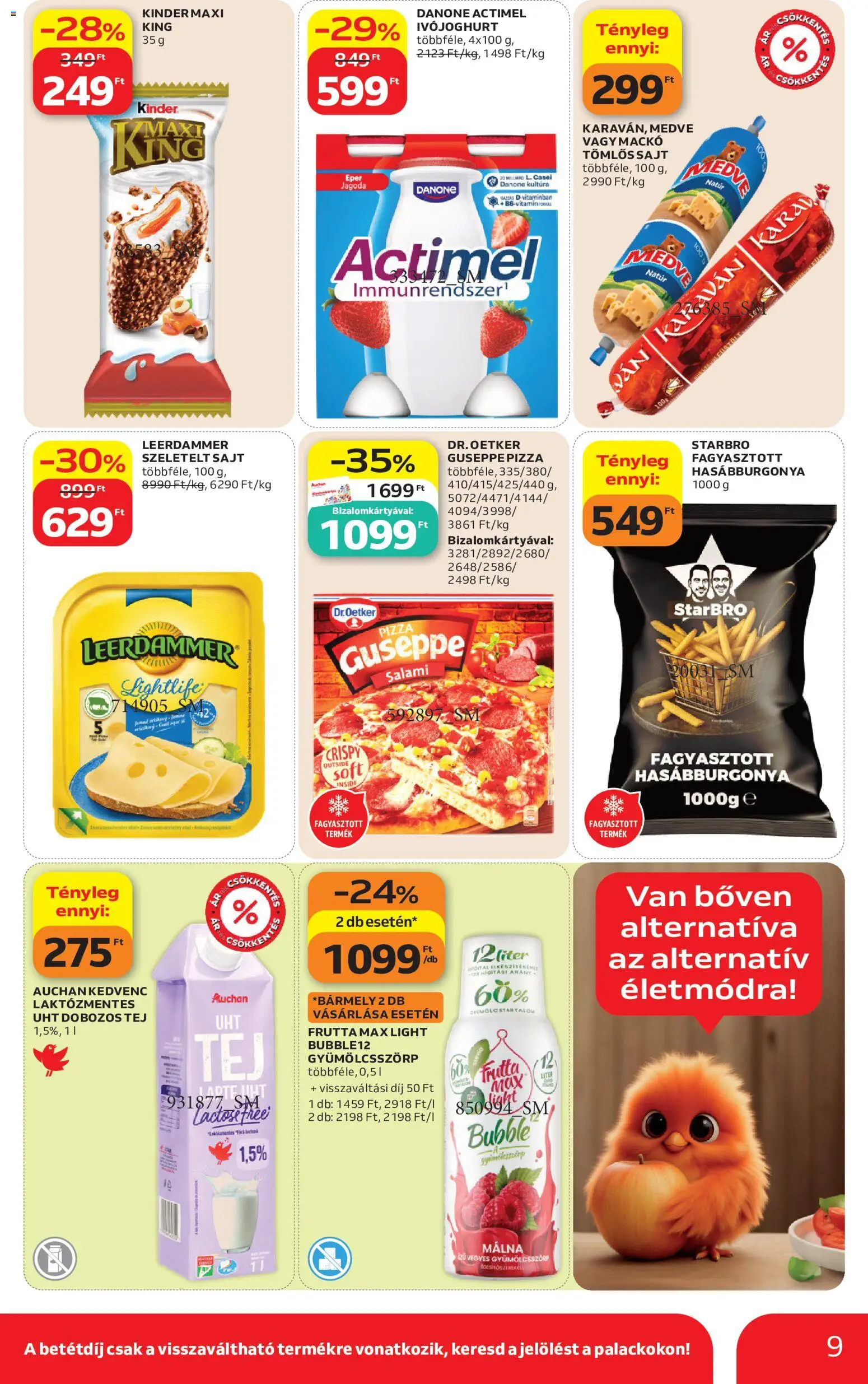 Auchan akciós ujság - amely érvényes a következő dátumtól: 2026.06.25. | Oldal: 9
