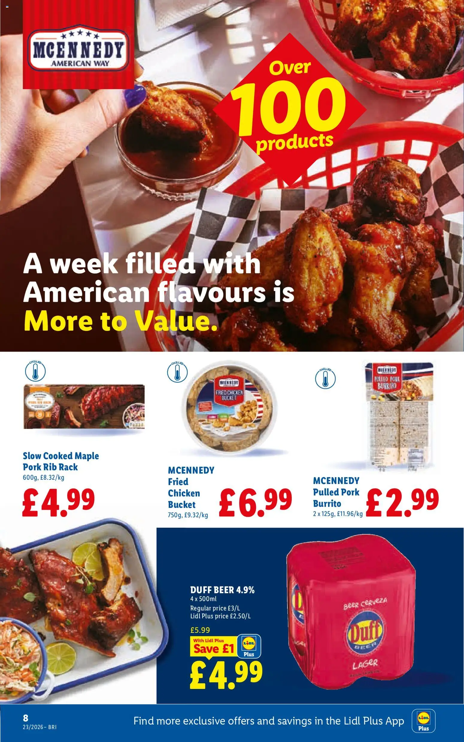 {H1} | Page: 10 | Products: Chicken, Beer, Pork, Sajtos rúd