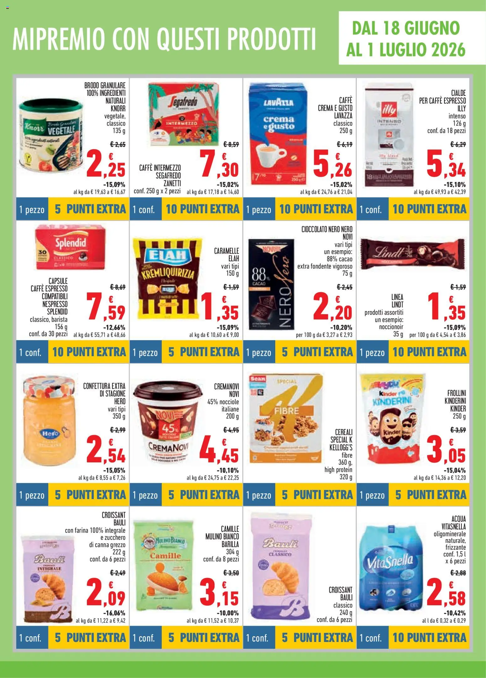 Volantino Conad del 18.06.2026 | Pagina: 7 | Prodotti: Caffè, Cioccolato, Cereali, Zucchero