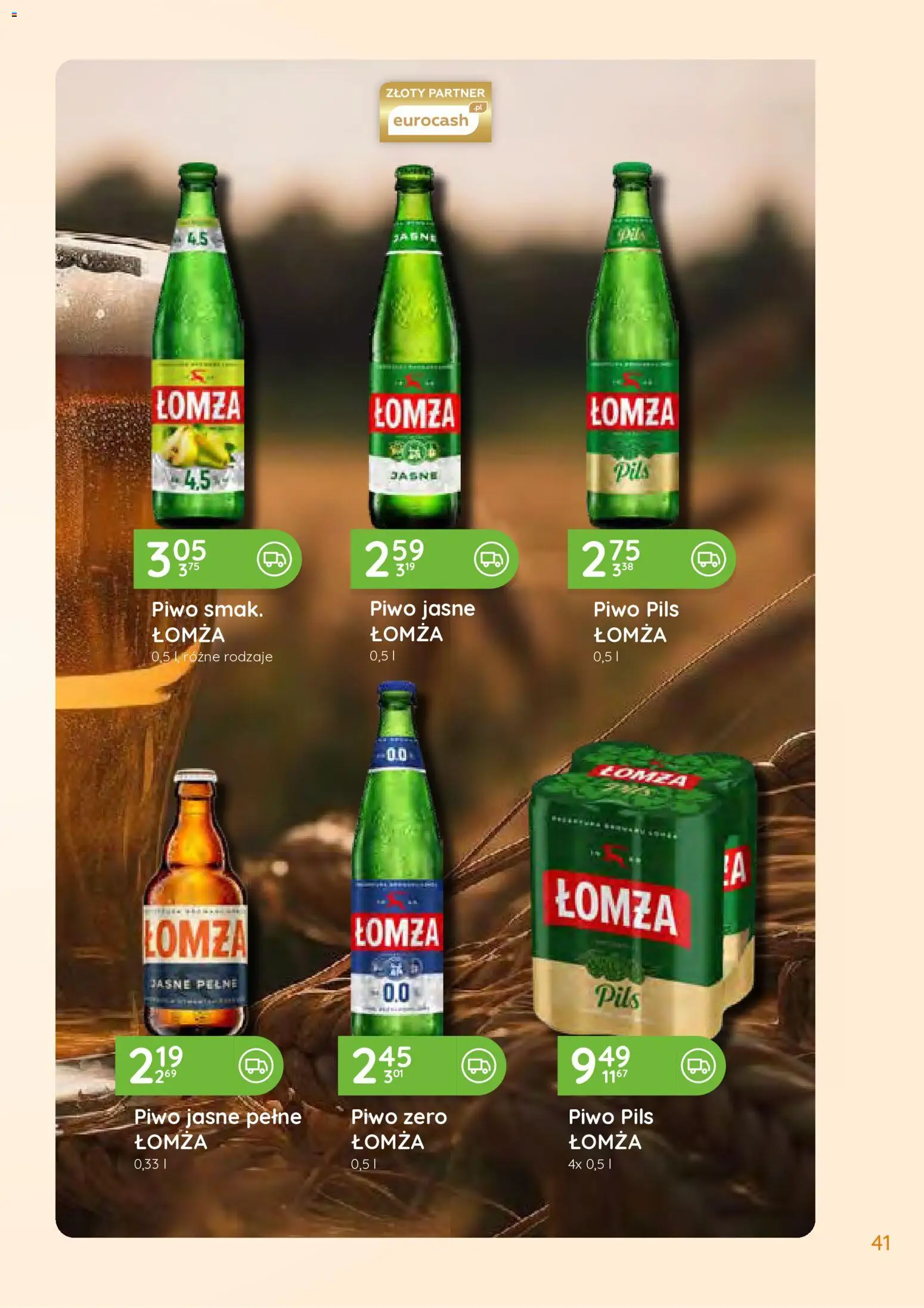 Eurocash gazetka - Południowy Wschód od 27.07.2026 | Strona: 41 | Produkty: Piwo