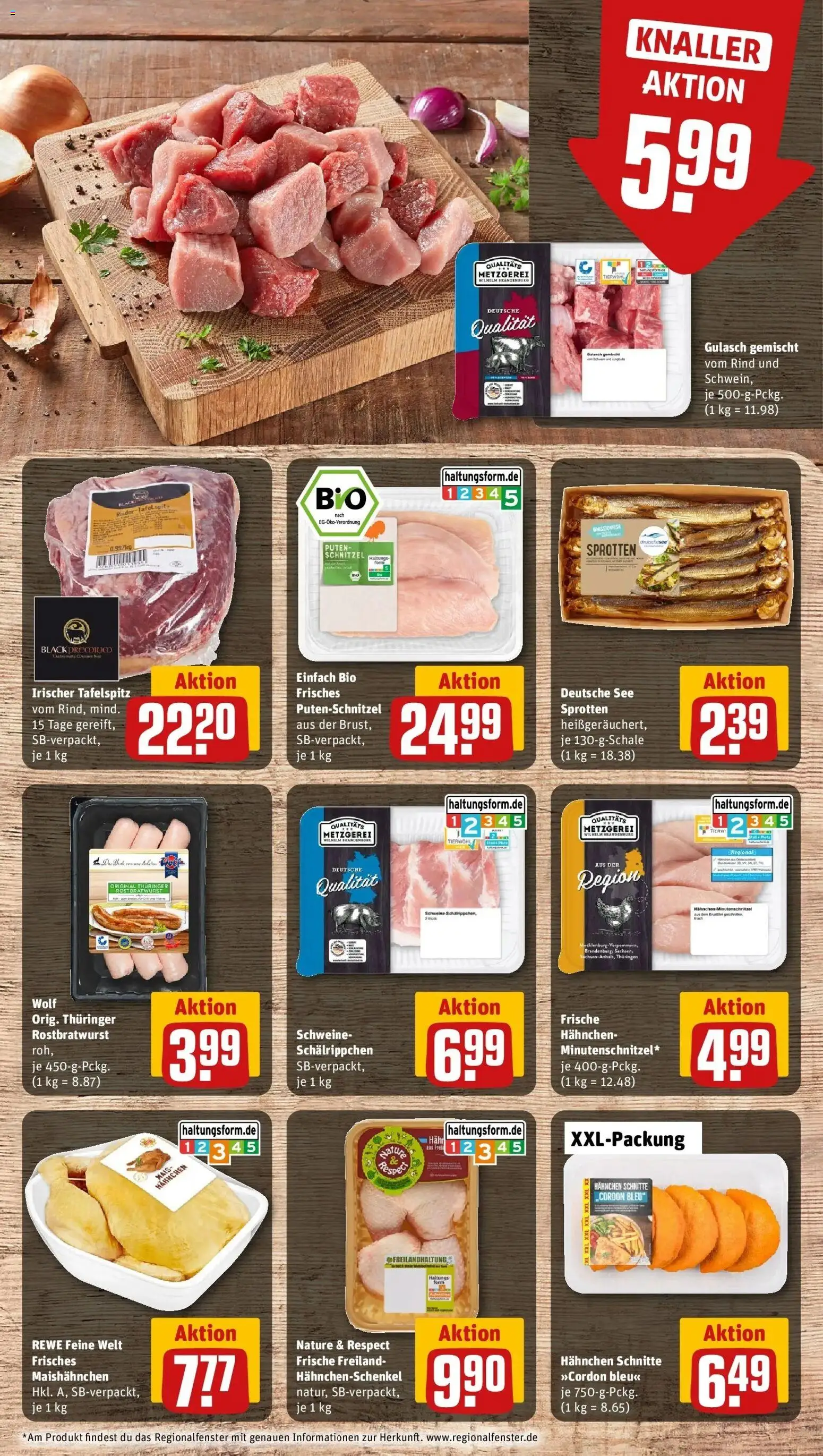 Rewe Prospekt Hohen Neuendorf Ot Bergfelde	 – gültig ab 09.03.2026 | Seite: 8 | Produkte: Tafelspitz, Hahnchen, Hahnchenschenkel, Gulasch