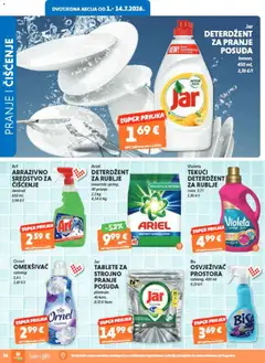 Katalog Studenac - Pregled kataloga iz trgovine Studenac, vrijedi od 01.07.2026 | Stranica: 36 | Proizvodi: Omekšivač, Deterdžent, Violeta, Ariel