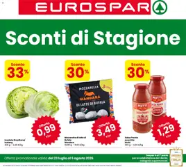 Anteprima del volantino Eurospar volantino valido a partire dal 23/07/2026