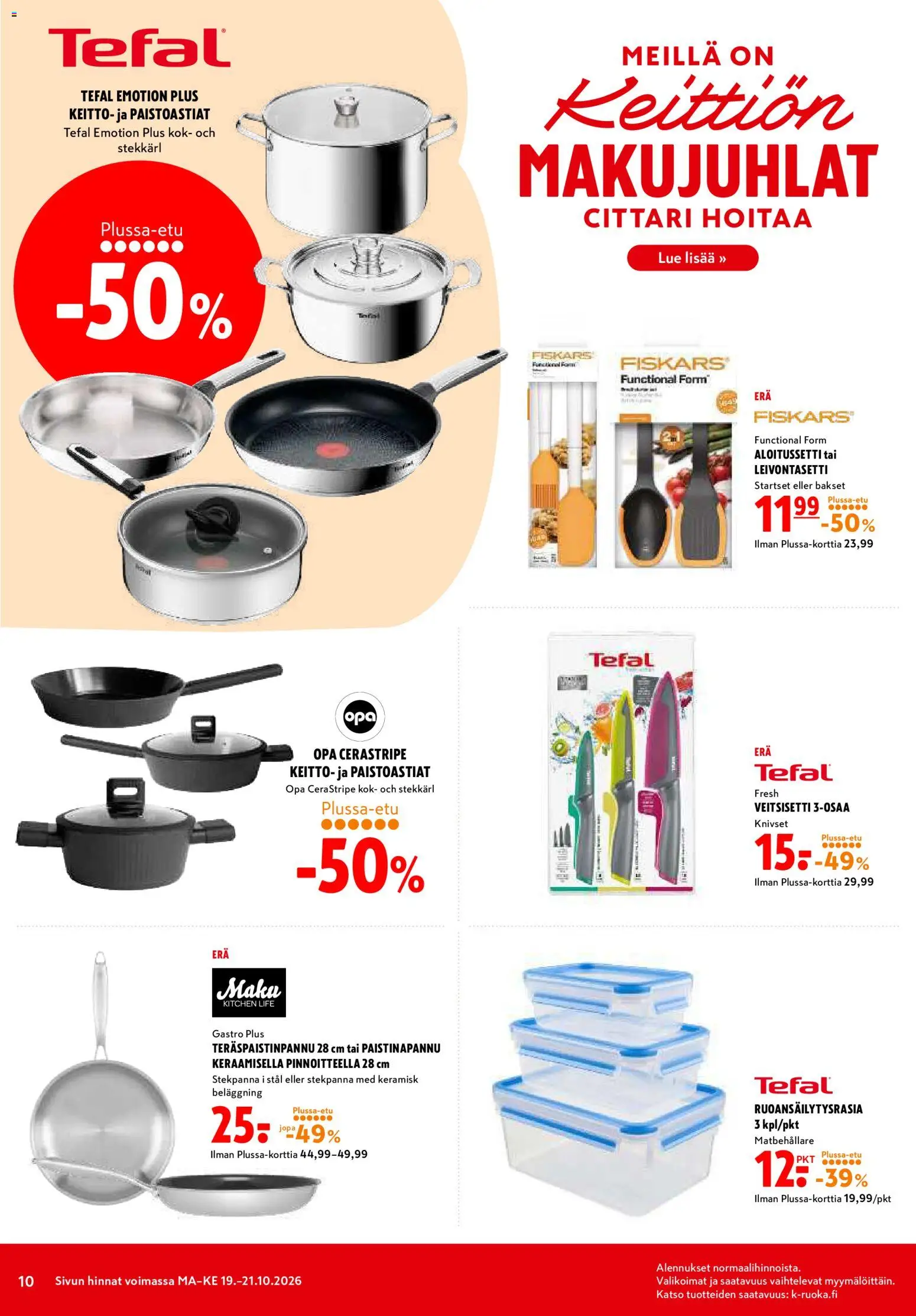 K-Citymarket tarjoukset – voimassa 19/10/2026 alkaen | Sivu: 10