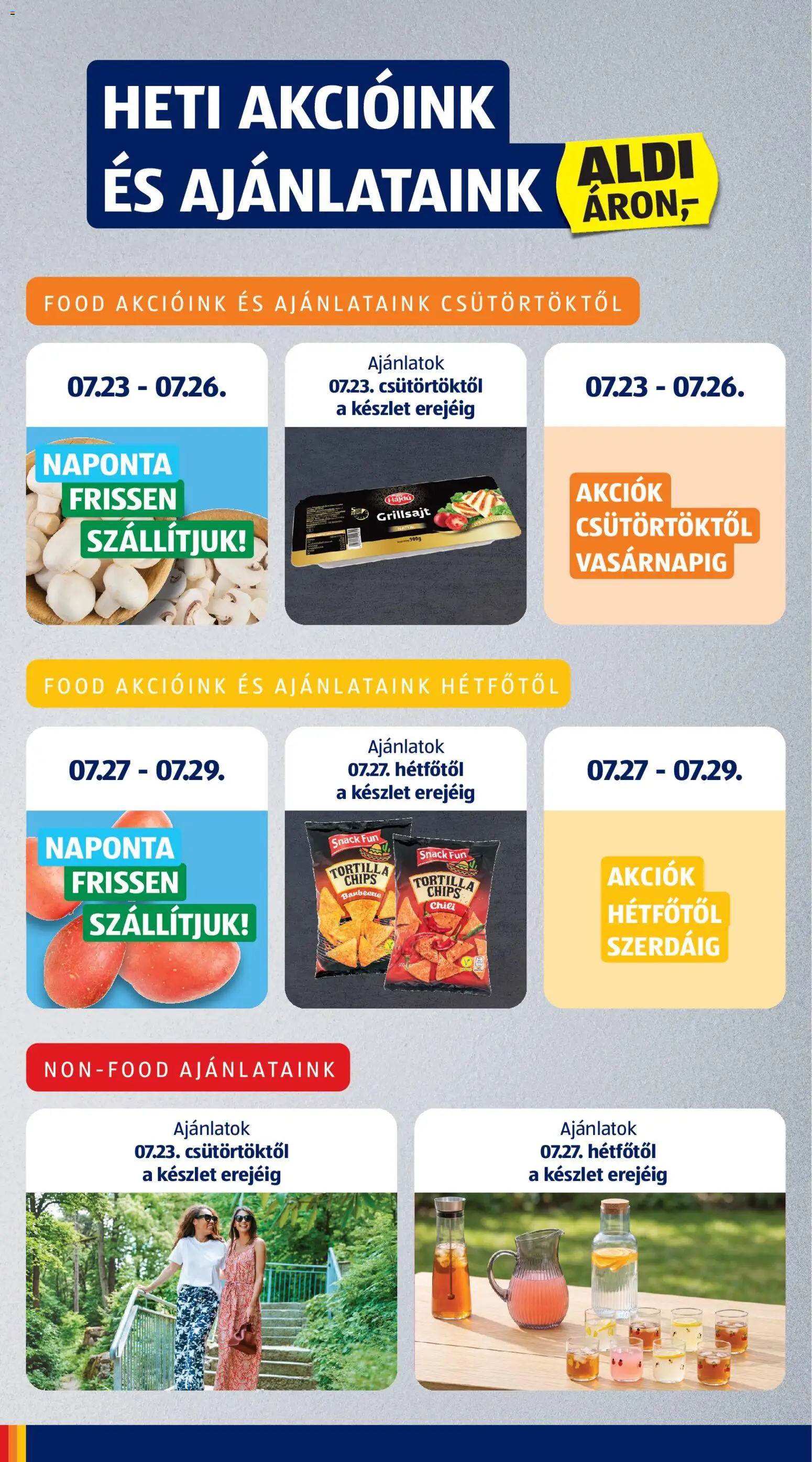 Aldi akciós ujság - amely érvényes a következő dátumtól: 2026.07.23. | Oldal: 6