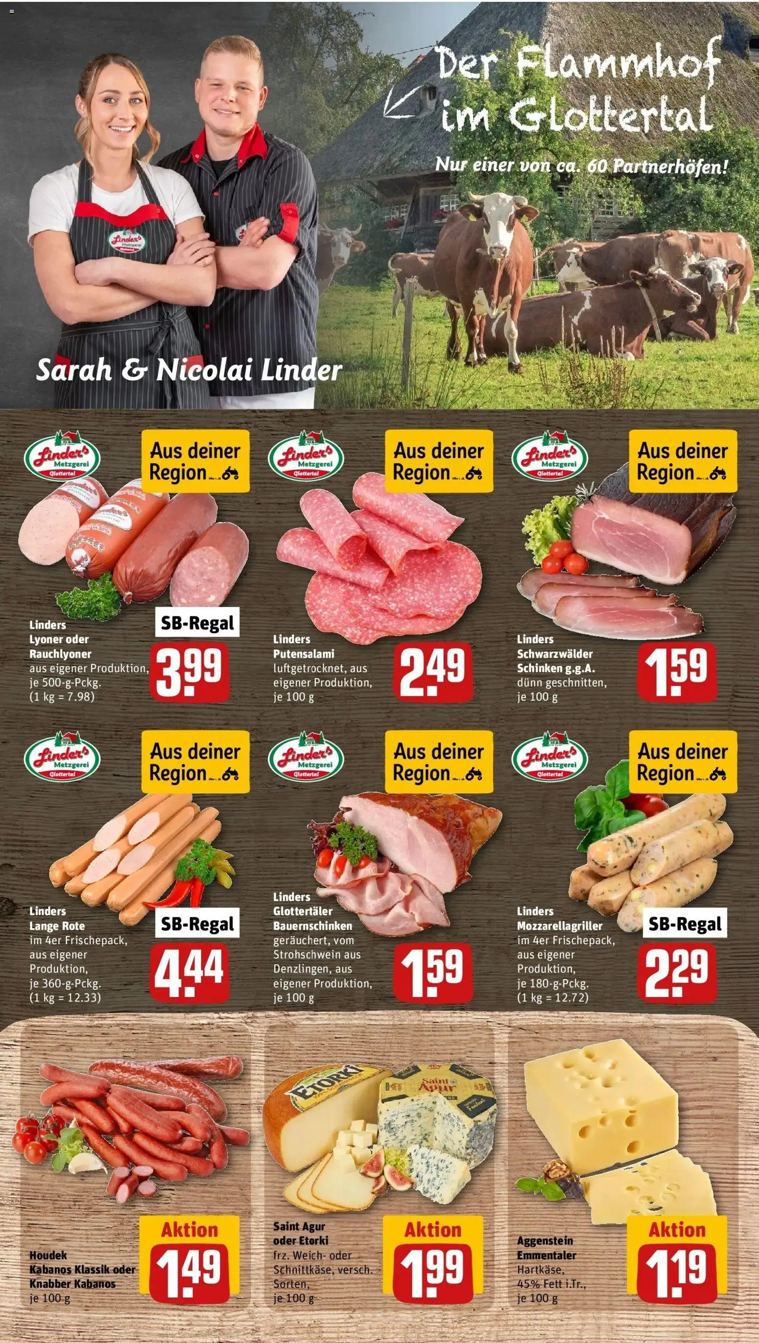 REWE Prospekt ab 17.08.2026 zum Blättern » Angebote | Seite: 13 | Produkte: Schinken