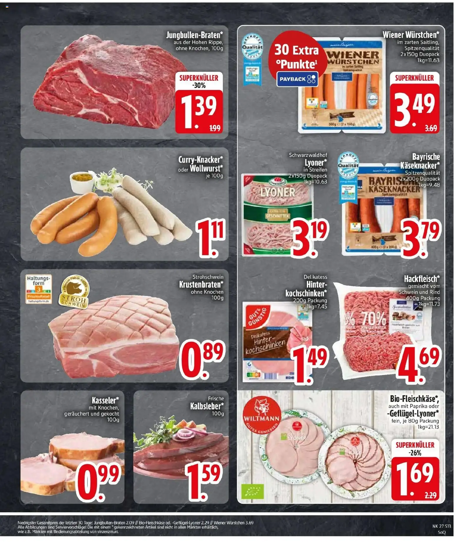 Edeka - EDEKA: Wochenangebote (ab 28.06.2026) » Angebote Online | Seite: 15 | Produkte: Wiener wurstchen, Paprika