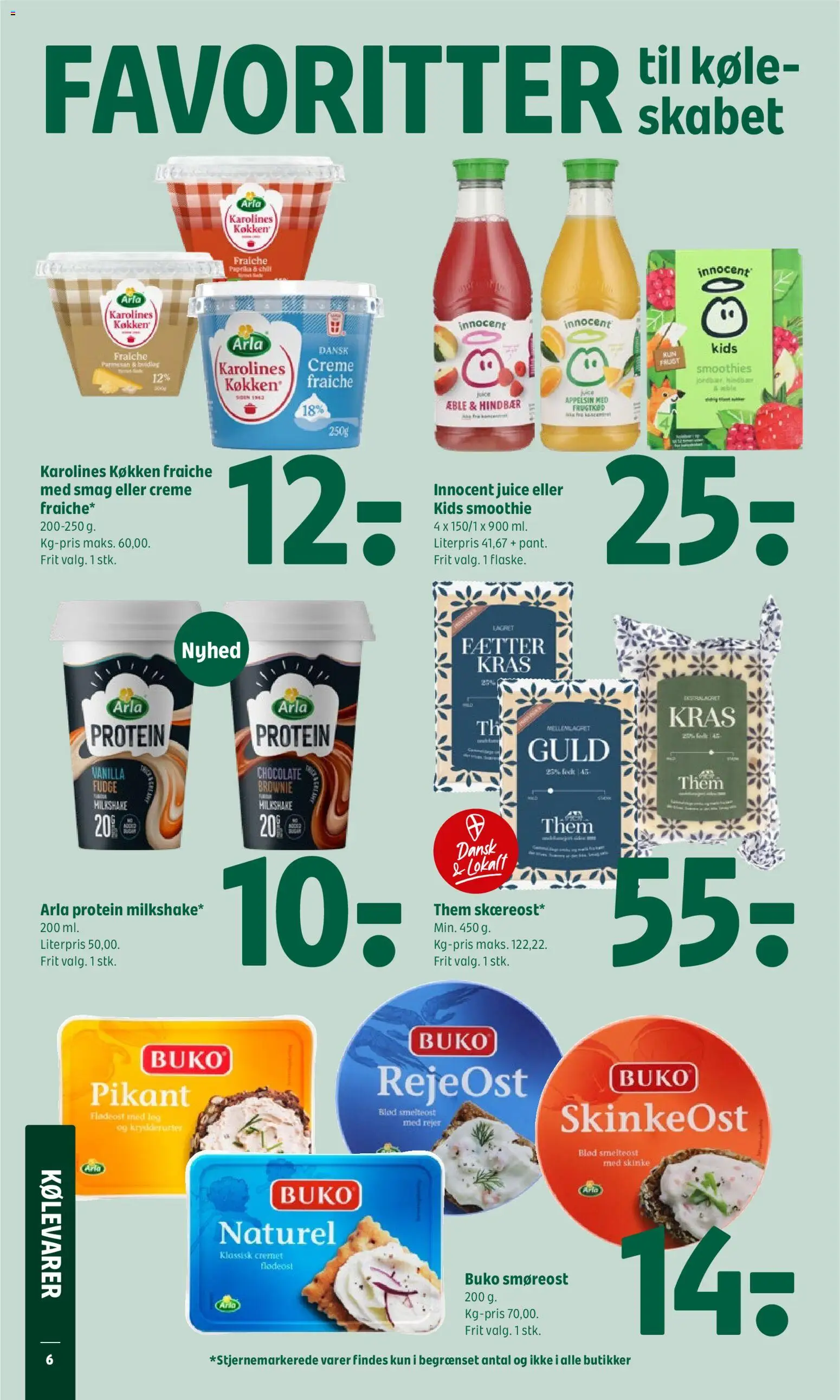 Coop 365 tilbudsavis – gyldig fra 04.06.2026 | Side: 6 | Produkter: Skinke, Juice, Hindbær, Briller