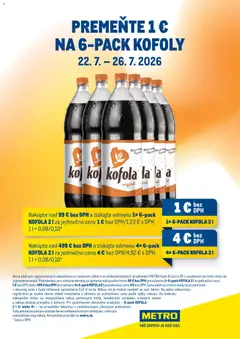 Metro leták platný od 23.07.2026
