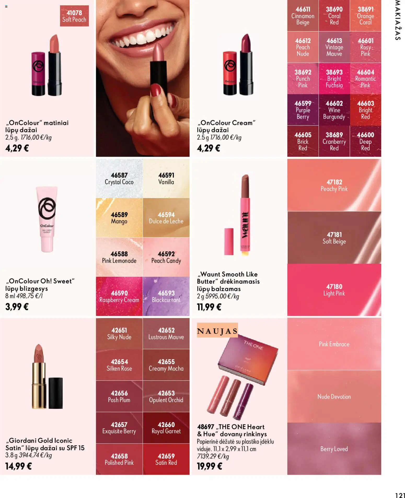 Oriflame akcijos nuo 2026.10.07 | Puslapis: 121 | Prekių: Balzamas, Makiažas