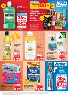 Pogląd oferty "Kaufland gazetka" - ważna od 29.04.2026 | Strona: 57 | Produkty: Gillette, Mydło w płynie, Maszynki do golenia, Płyn do płukania ust