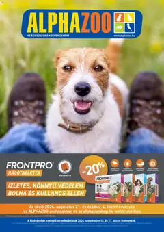 AlphaZoo akciós újság - amely érvényes a következő dátumtól: 2026.08.21.