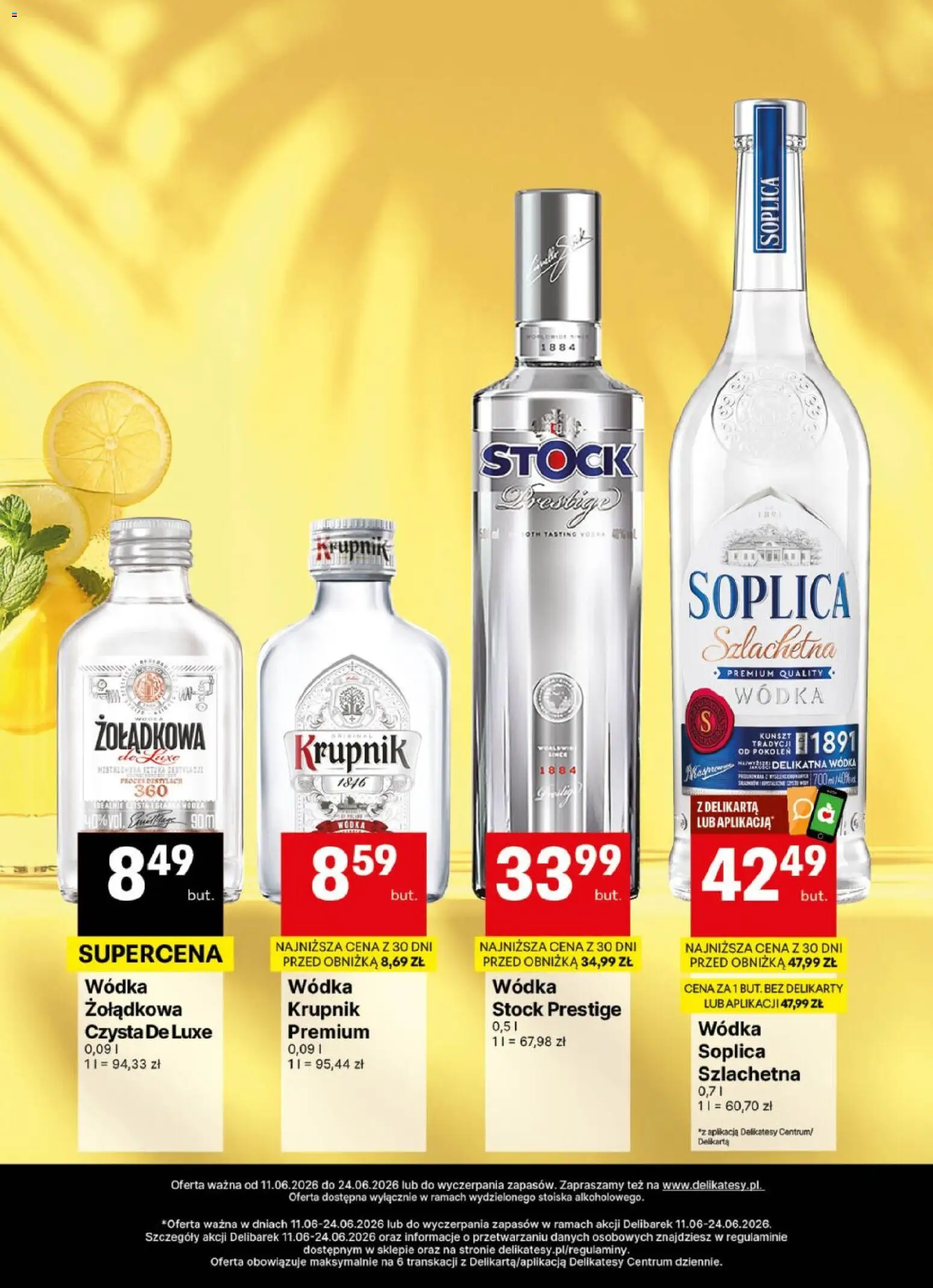 Delikatesy Centrum gazetka - DeliBarek od 11.06.2026 | Strona: 5 | Produkty: Delikatesy, Vodka, Wódka
