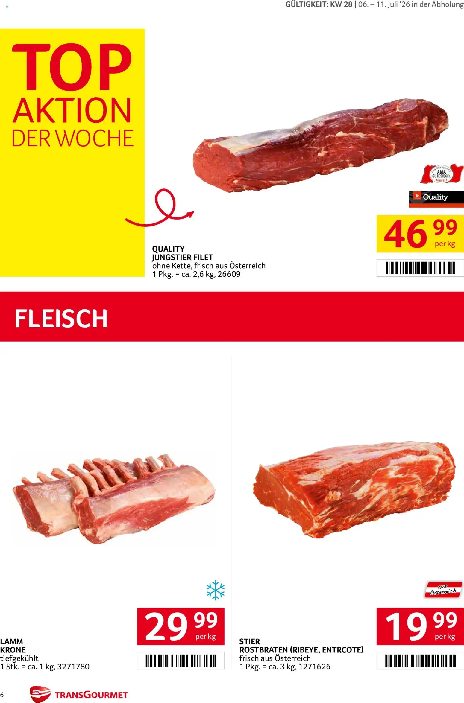 Transgourmet Flugblatt gültig ab 06.07.2026 | Seite: 6