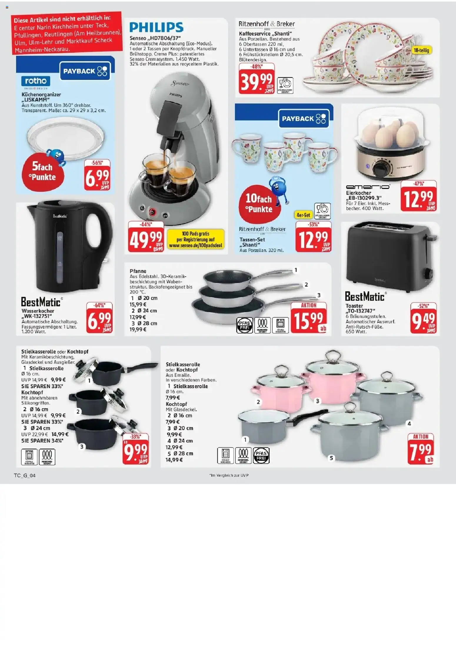Edeka Prospekt Mainz-Weisenau – gültig ab 27.07.2026 | Seite: 75 | Produkte: Philips, Senseo, Wasserkocher, Eierkocher