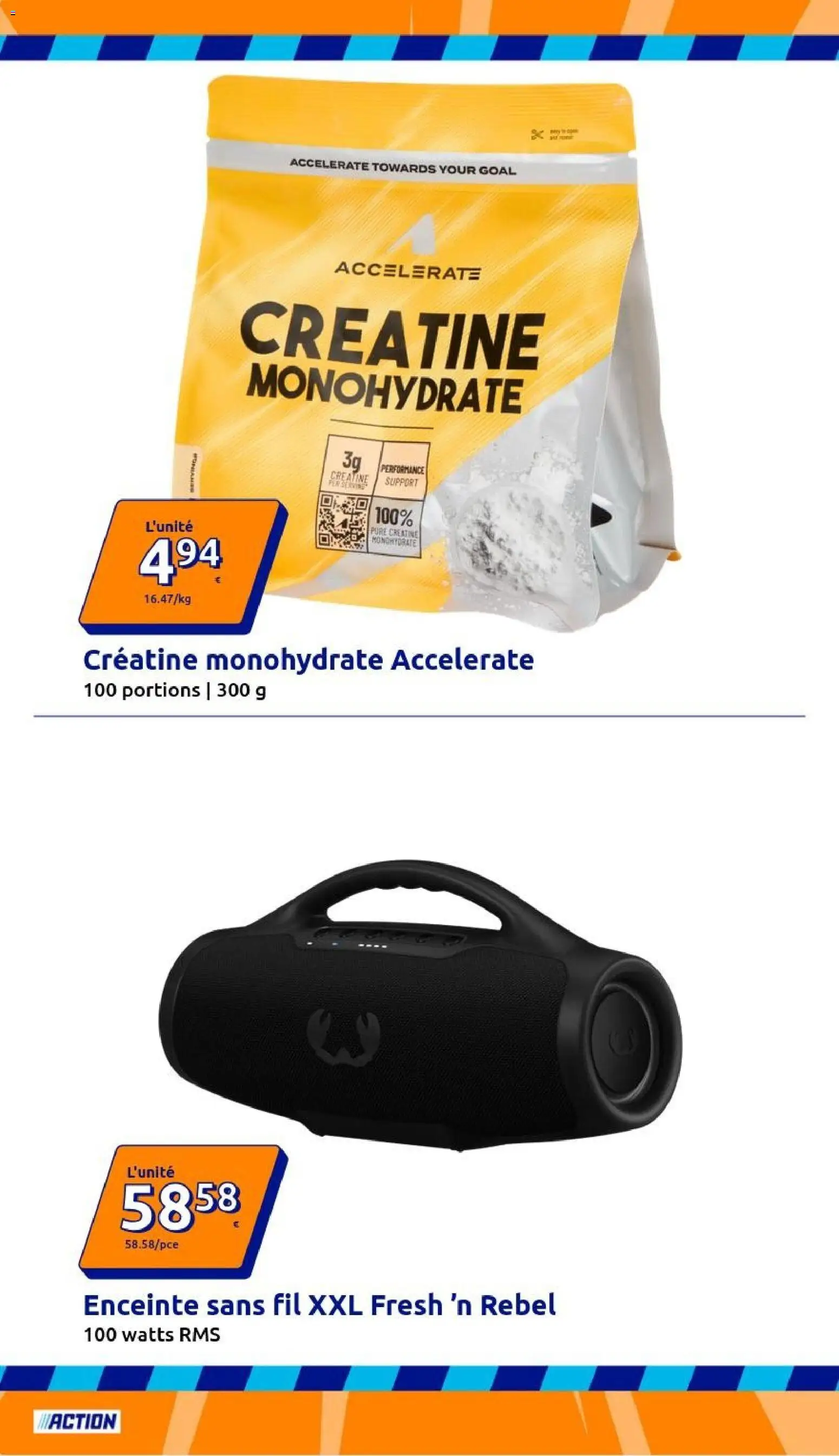 {H1} | Page: 20 | Produits: Enceinte, Créatine