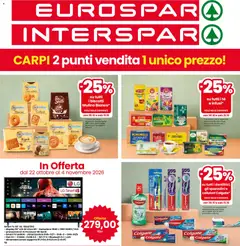Anteprima del volantino Eurospar volantino Carpi valido a partire dal 22/10/2026