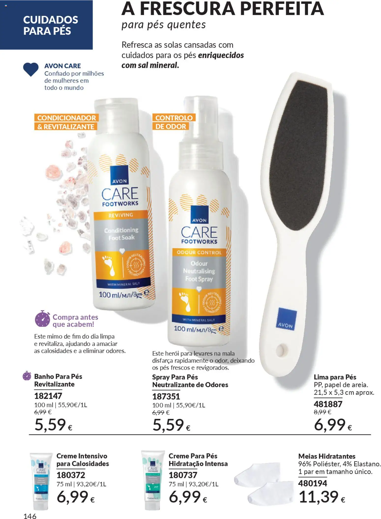 Catálogo Avon Campanha 4 │ válido de 01.04.2026 | Página: 146 | Produtos: Condicionador, Sal, Banho, Creme