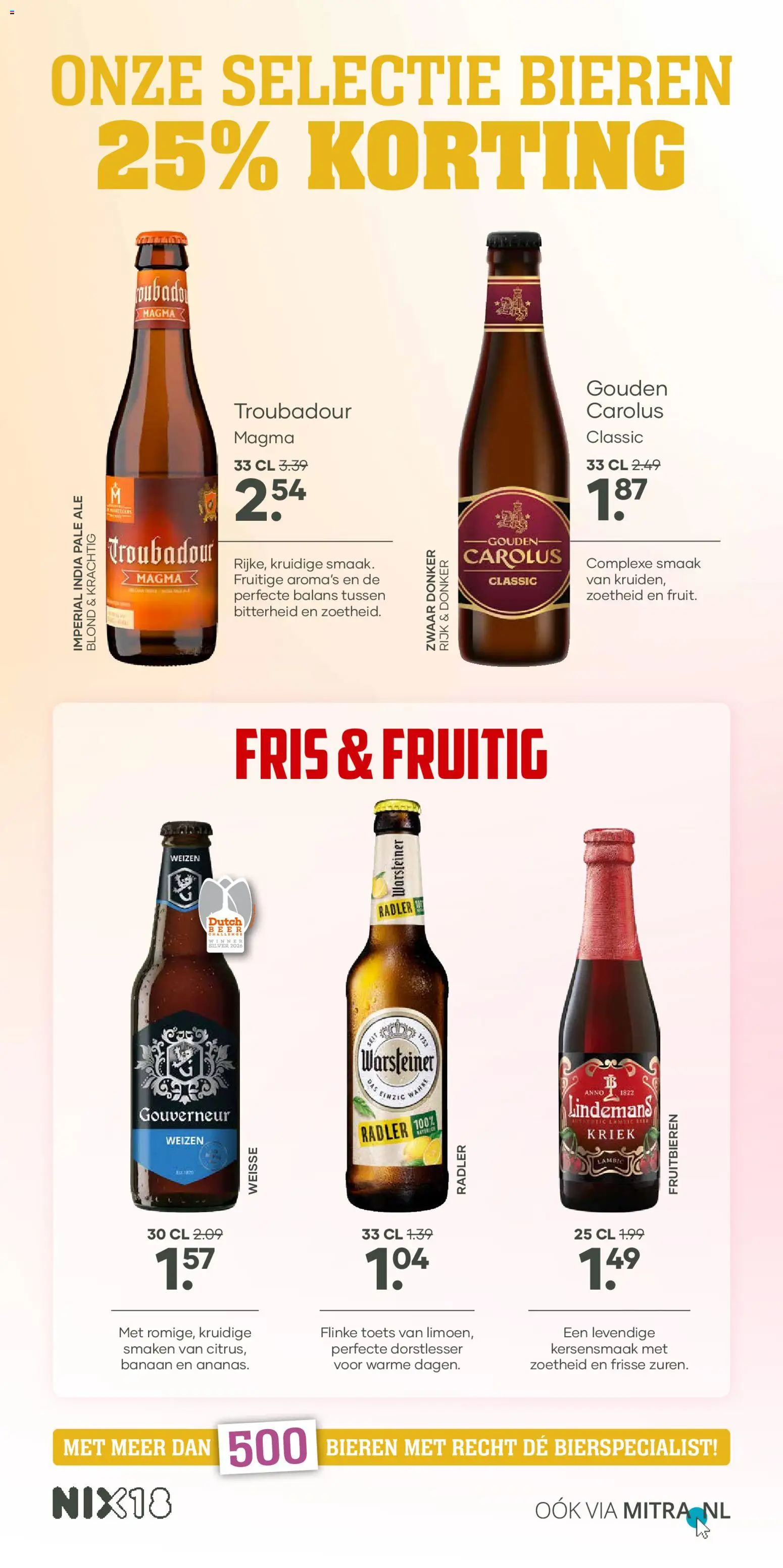 {H1} | Pagina: 14 | Producten: Radler, Banaan