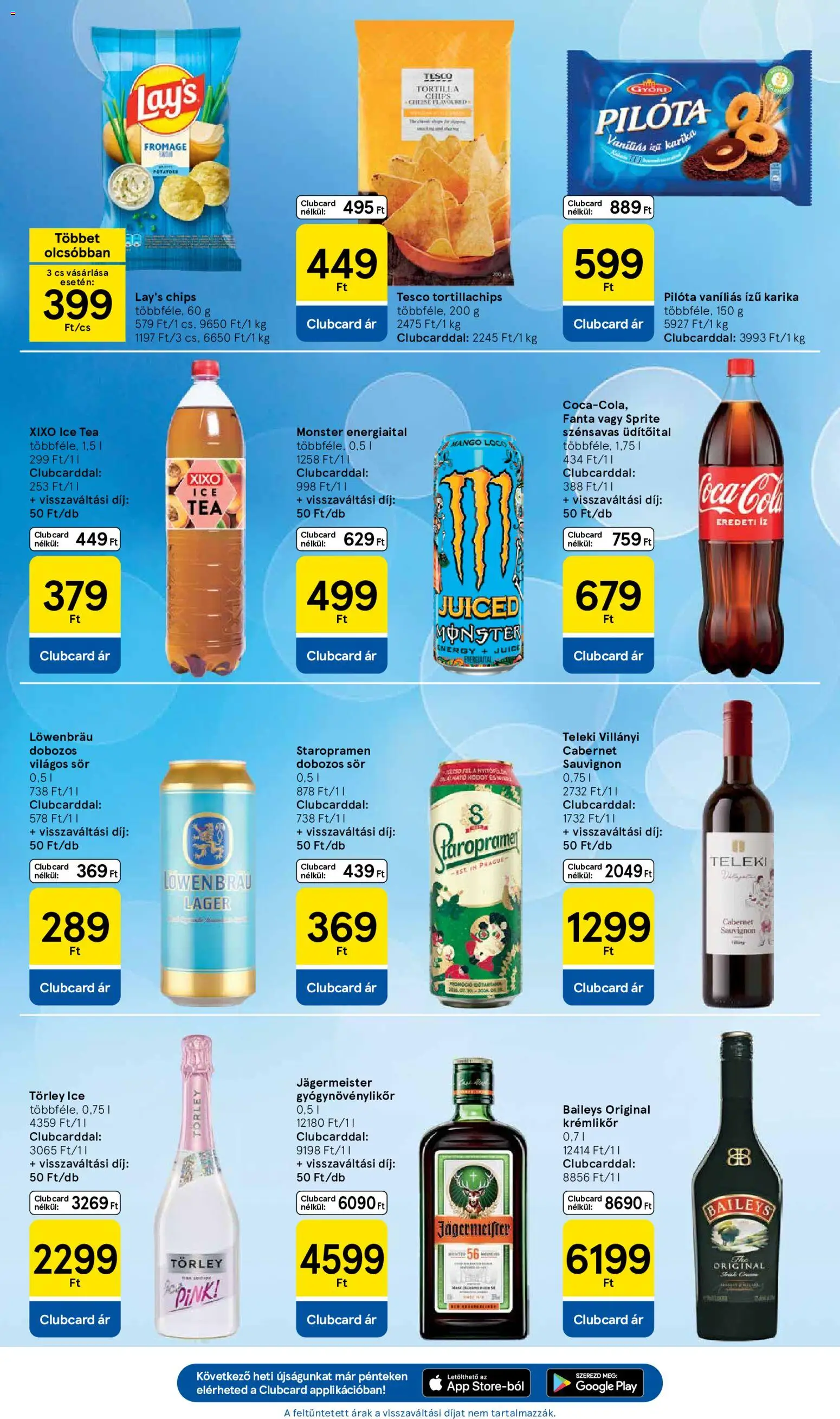 Tesco akciós ujság - amely érvényes a következő dátumtól: 2026.10.29. | Oldal: 5 | Termékek: Fanta, Ice tea, Sör, Mangó