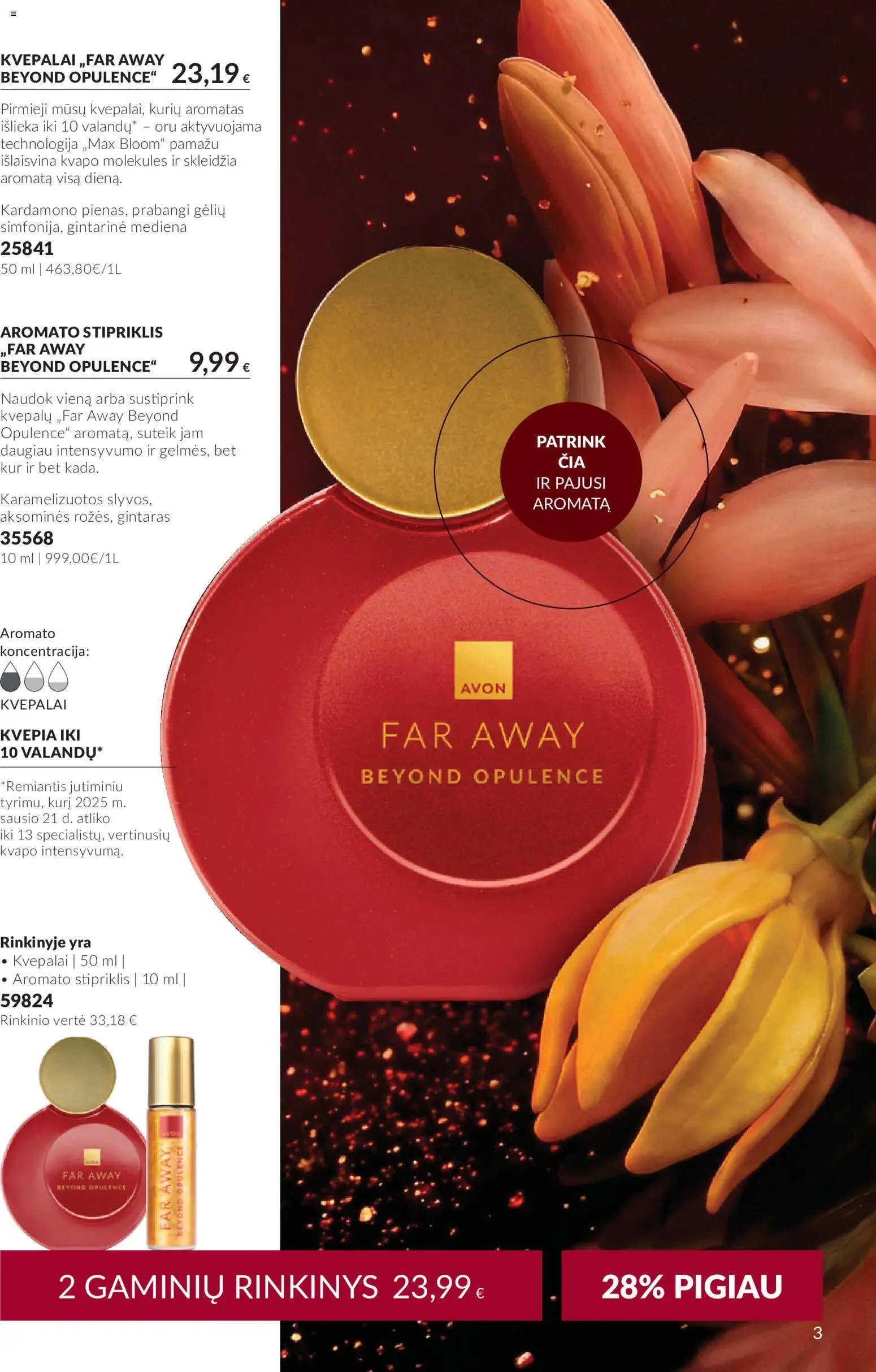 AVON akcijos nuo 2026.09.30 | Puslapis: 3 | Prekių: Kvepalai