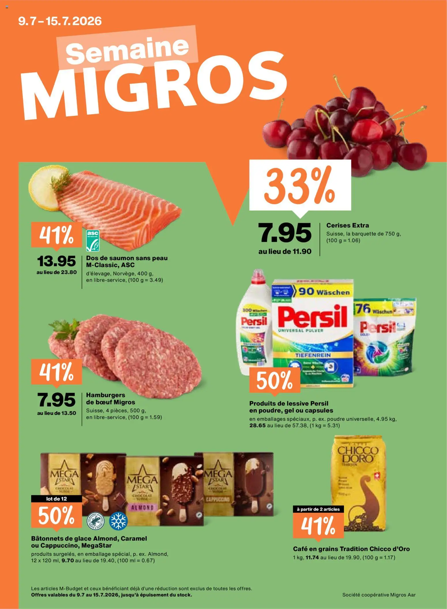 Migros aktionen FR – gültig ab 09.07.2026 | Seite: 1