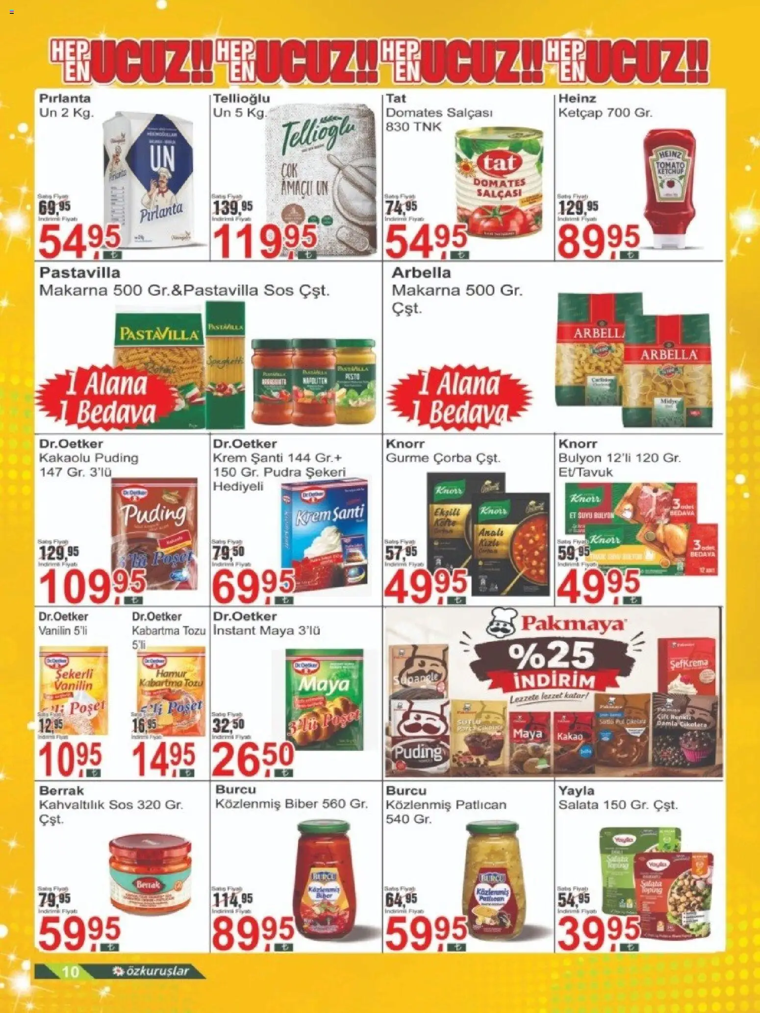 Özkuruşlar Katalog - 21.06.2026 tarihinden itibaren geçerlidir | Sayfa: 10