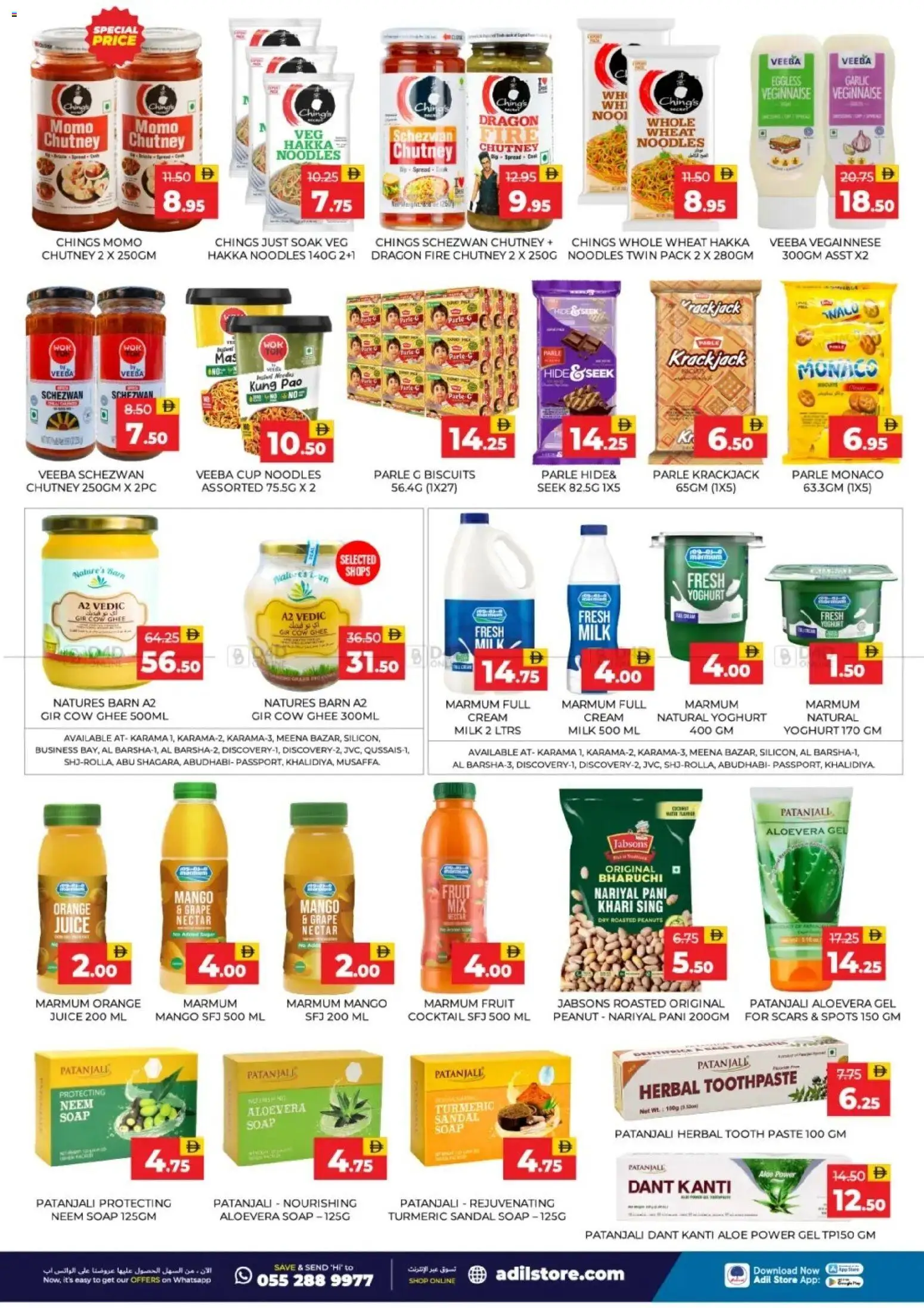 {H1} | Page: 6 | Products: Chutney, Noodles, Toothpaste, Biscuits