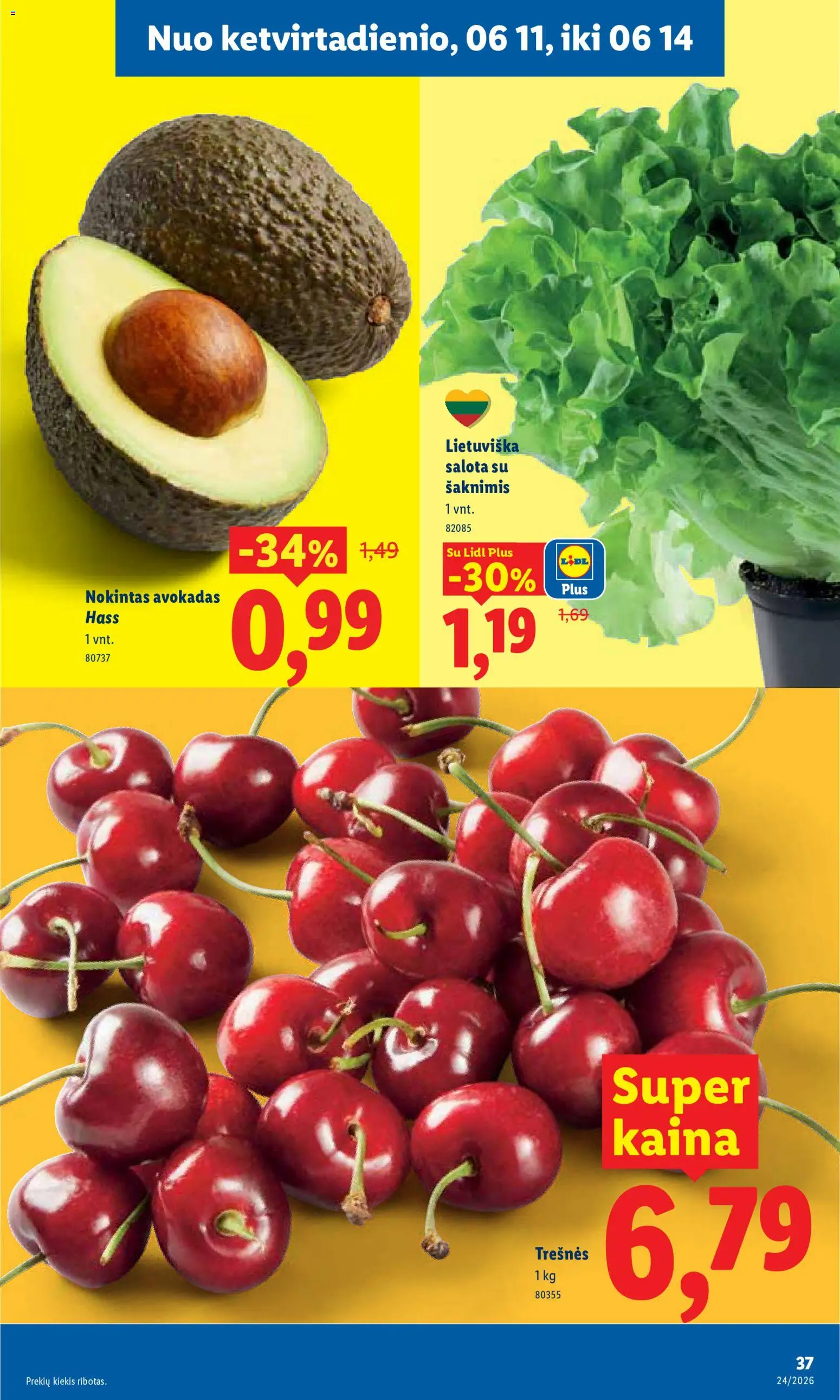 LIDL akcijos nuo 08.06.2026 | Puslapis: 35 | Prekių: Salota