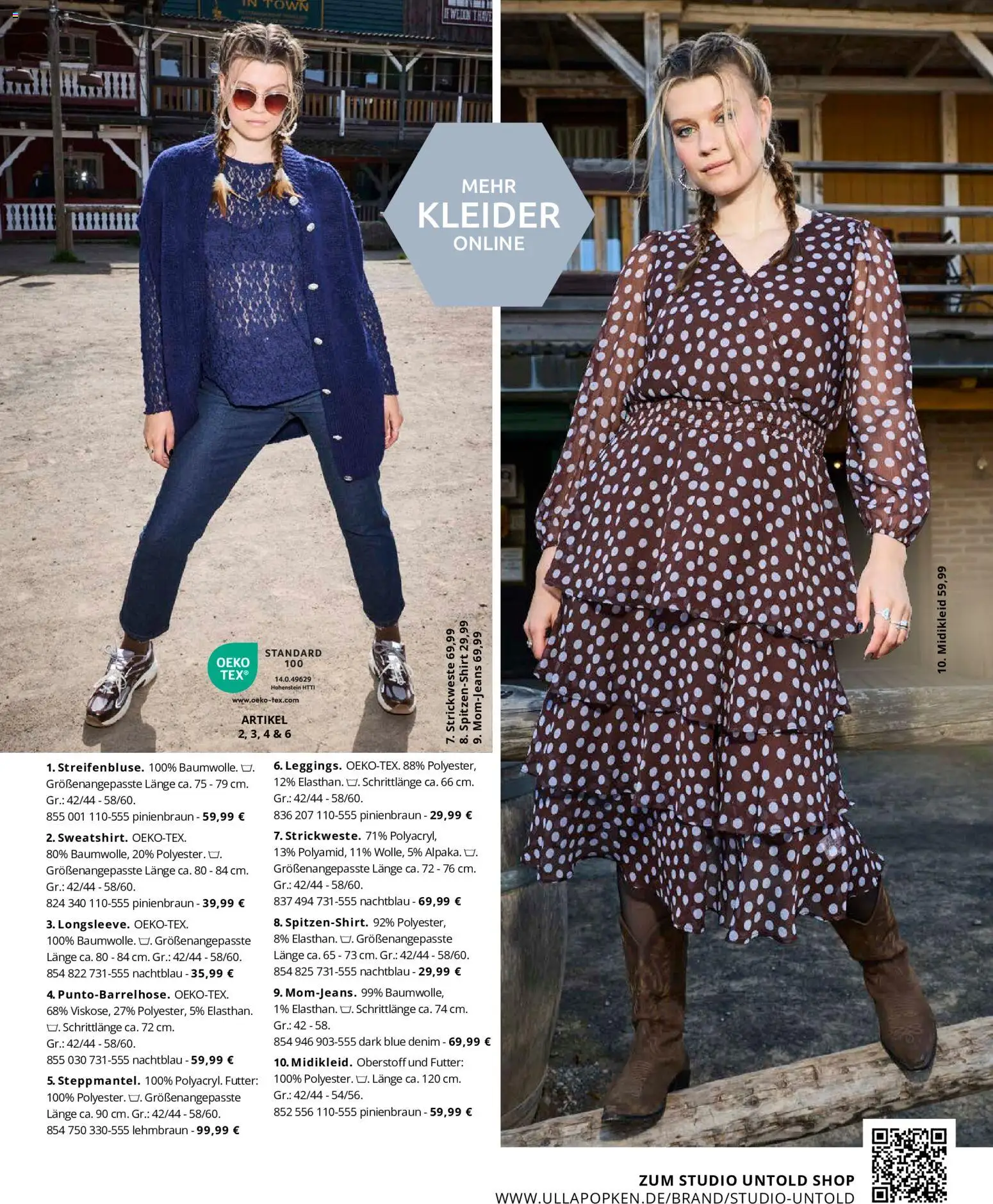 Ulla Popken akciós ujság - amely érvényes a következő dátumtól: 2026.10.01. | Oldal: 143