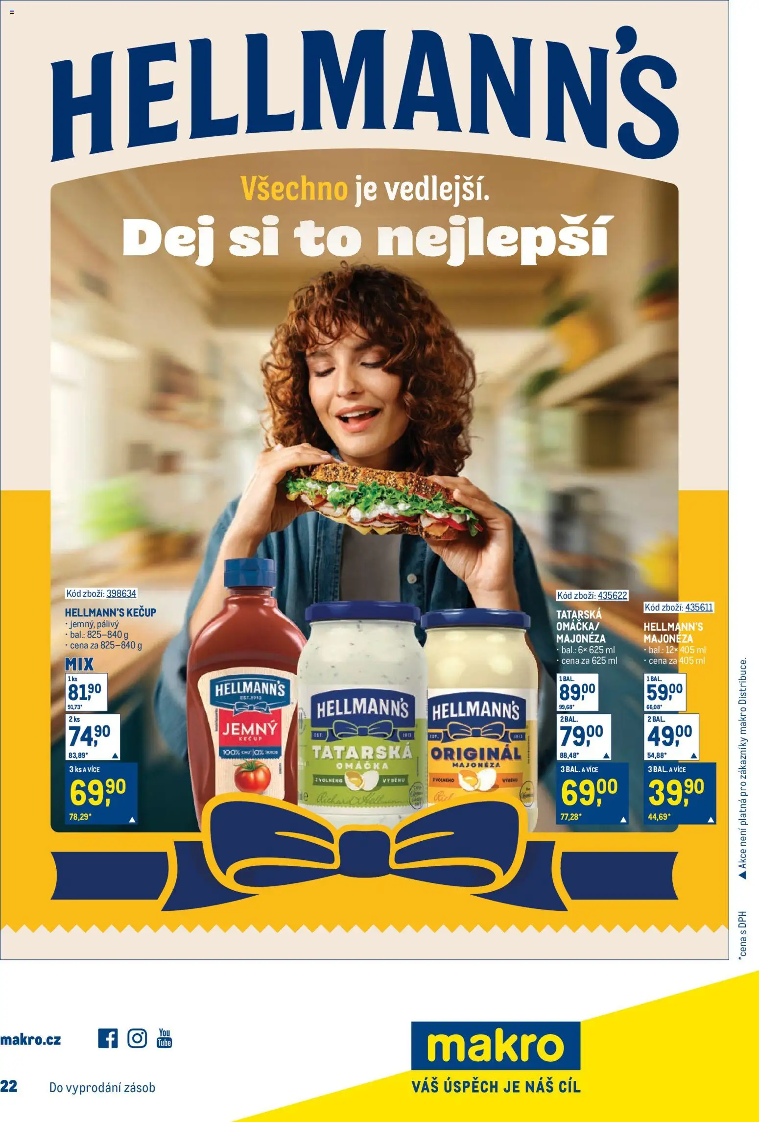 Makro leták - Gastronomie od 07.10.2026 | Strana: 26 | Produkty: Kečup, Hellmann's, Majonéza, Hellmann's kečup